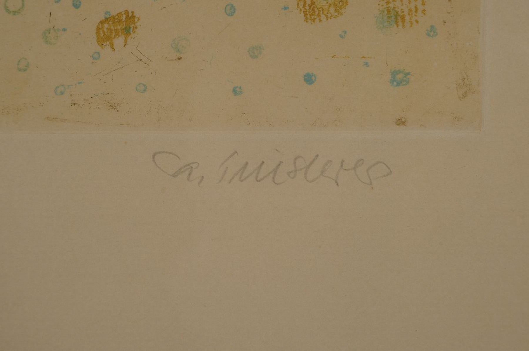 Detail m: Alfred Finsterer, 1908 Nürnberg - Stuttgart 1996, zwei große Farbradierungen, Clowns, num. 18/75, Abb. ca. 39x 70 cm Blattmaß: 64 x 90 cm, und die ...