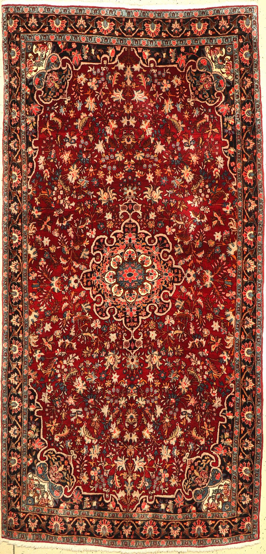 Bidjar alt, Persien, um 1950, Wolle auf Baumwolle, ca. 315 x 155 cm, EHZ: 2
