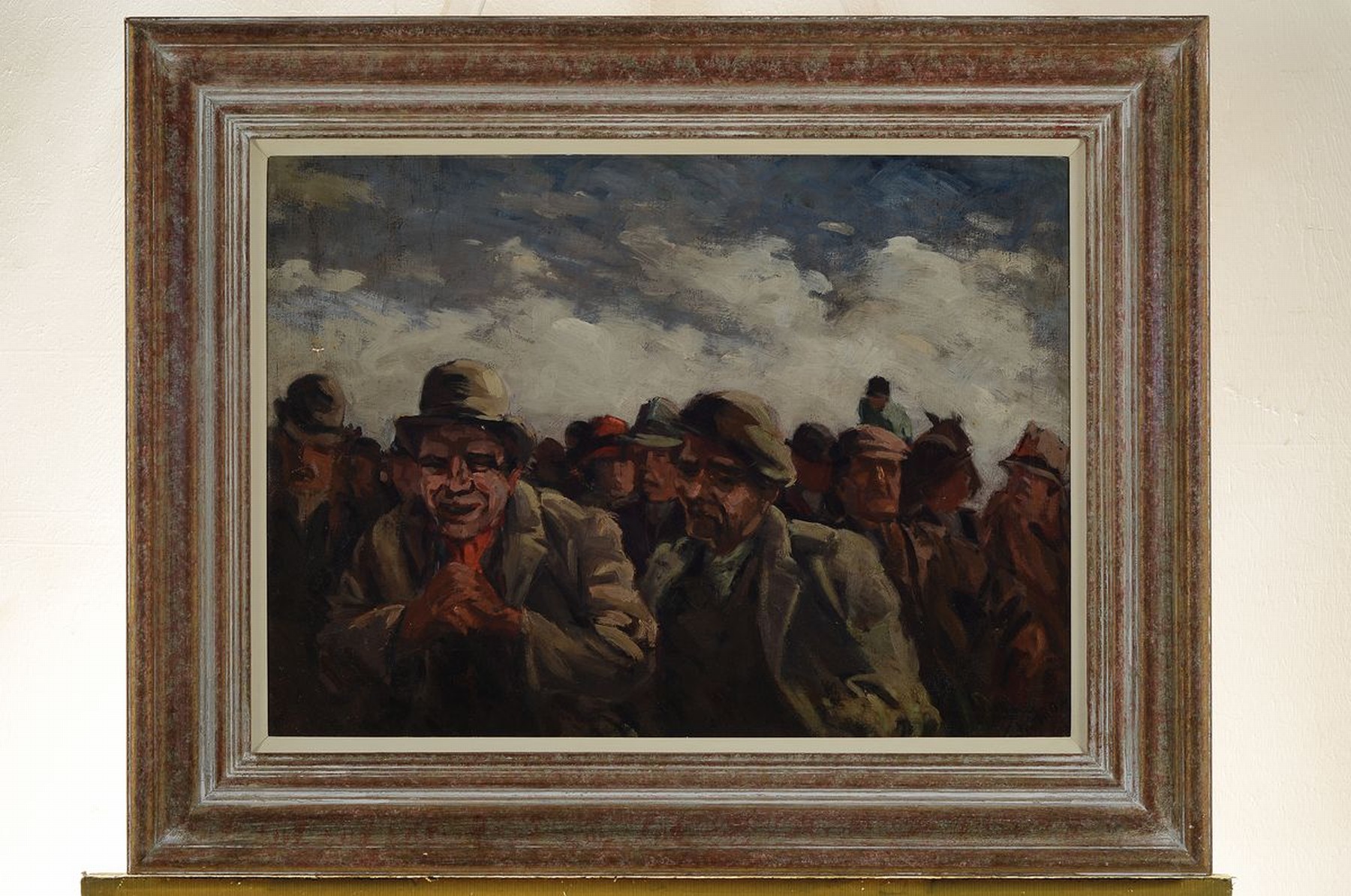 Detail k: Thomas Austen Brown, 1859 Edinburgh-1924, "Some Win", auf dem Rückweg vom Pferderennen, um 1920, Öl/Lwd, rechts unten signiert, ...