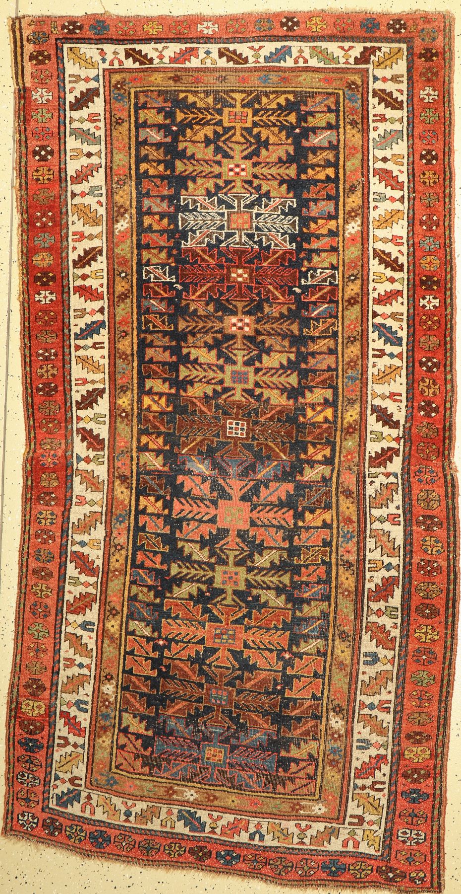 Kordi Bidjar antik, Persien, um 1900, Wolleauf Wolle, ca. 240 x 123 cm, EHZ: 4-5
