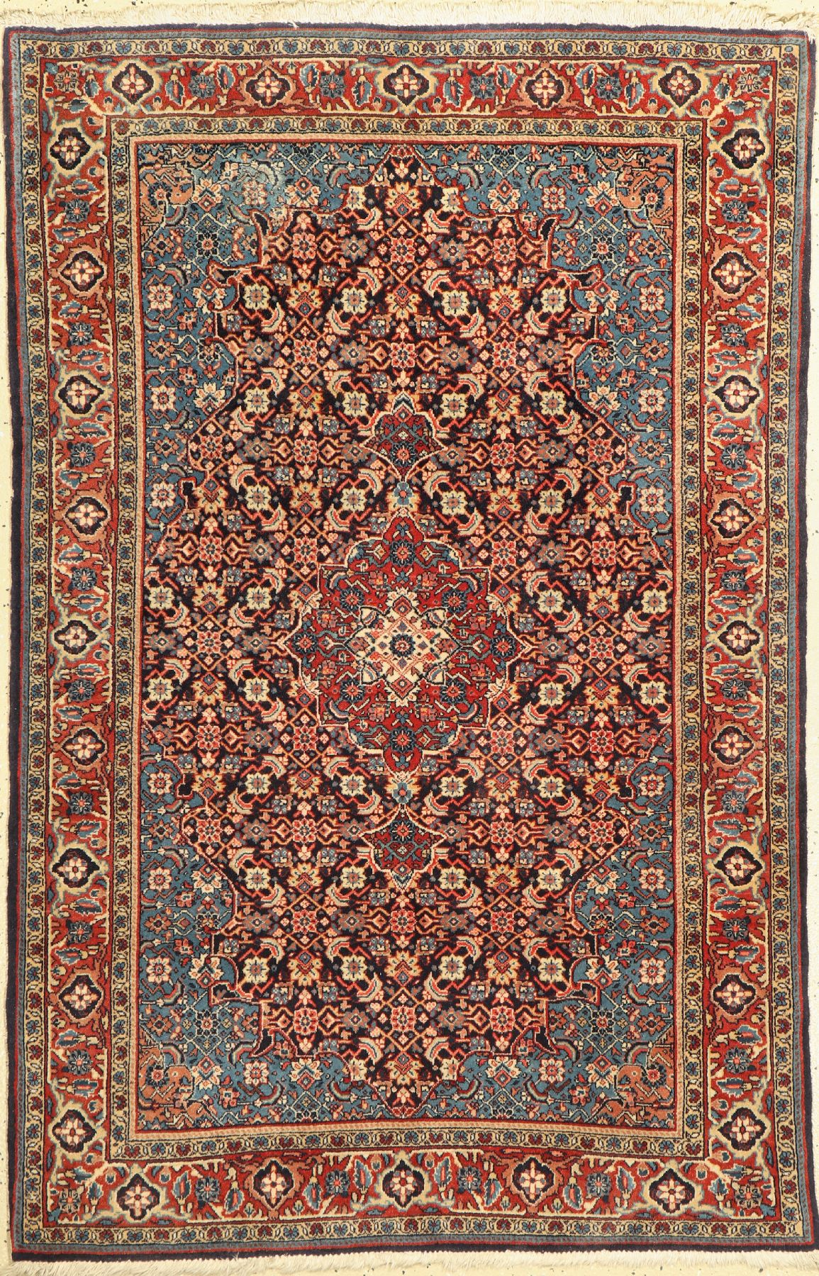 Sarogh fein, Persien, ca. 50 Jahre, Korkwolle, ca. 157 x 102 cm, EHZ: 2