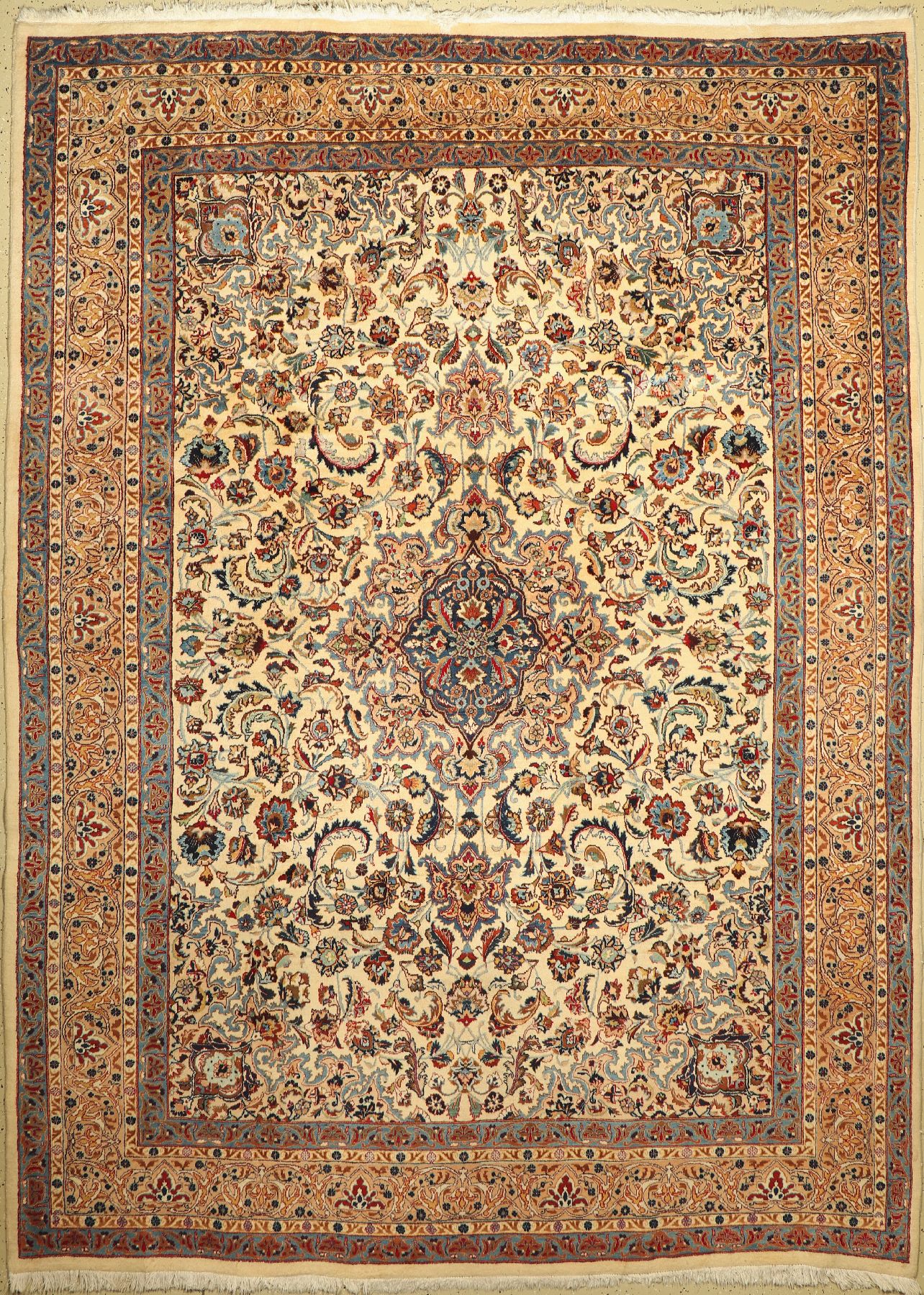 Kaschmar alt, Persien, ca. 50 Jahre, Wolle auf Baumwolle, ca. 355 x 258 cm, EHZ: 2-3