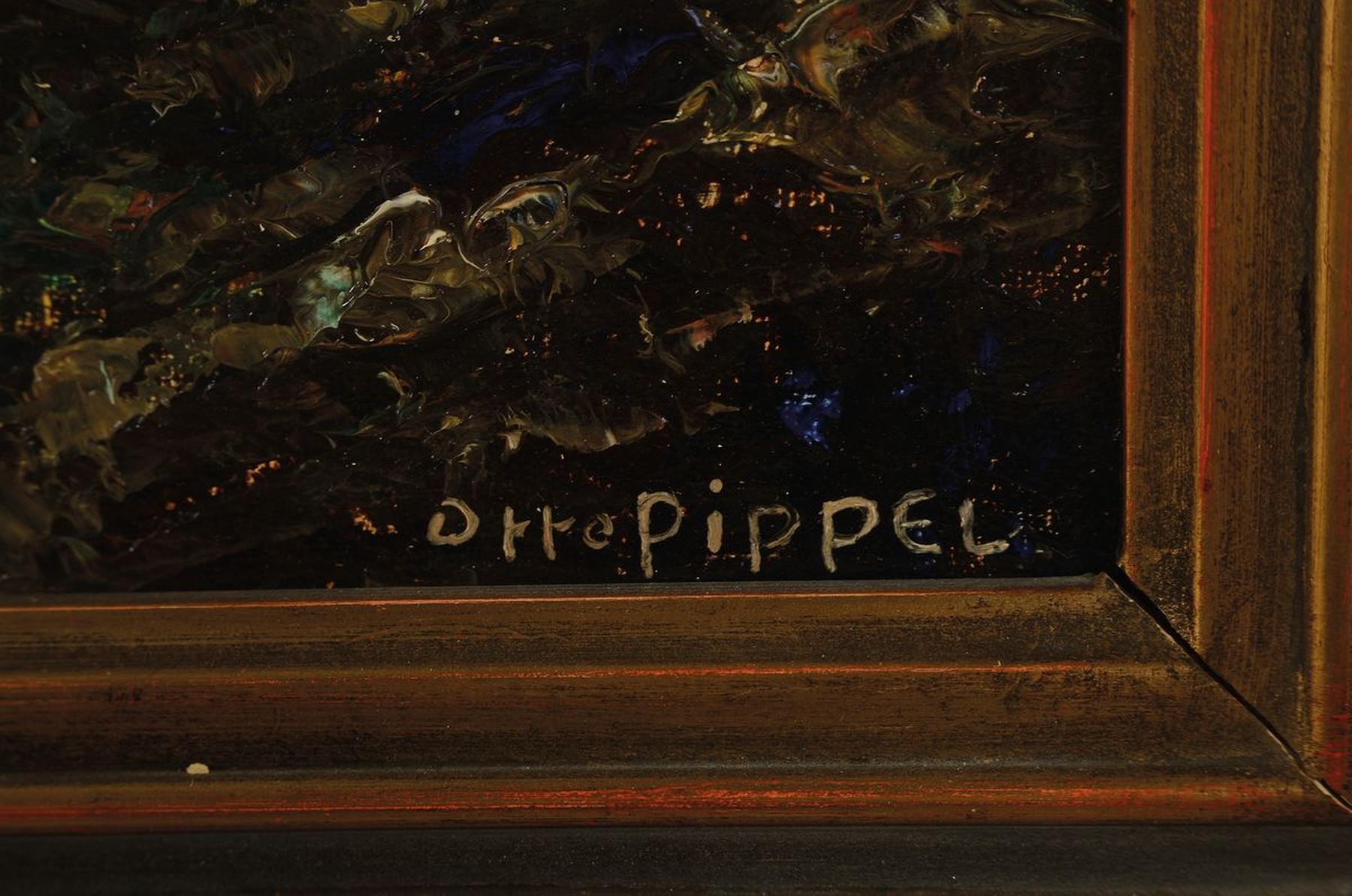 Detail a: Otto Pippel, 1878 Lodz - 1960 Planegg, Studium 1905-08 an den Akademien Karlsruhe u. Dresden, nachhaltig beeinflusst durch den frz. Impressionismus, ...