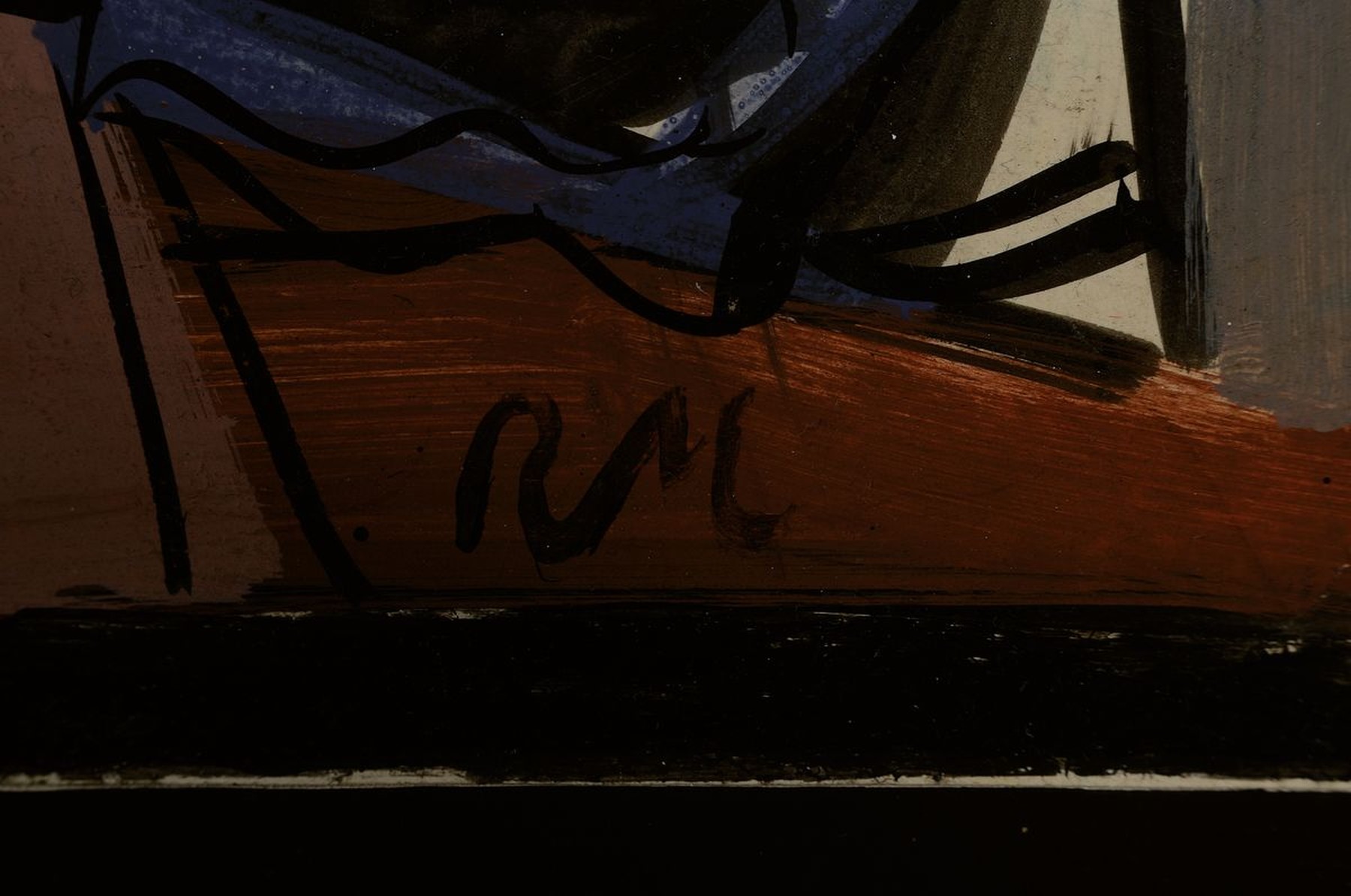 Detail c: Rolf Müller-Landau, 1903 Kayingchow-1956 Bad Bergzabern, Ritterliches Festmahl, Gouache auf Papier, monogr., ca. 53x92cm, PP, R. ca. 86x126cm