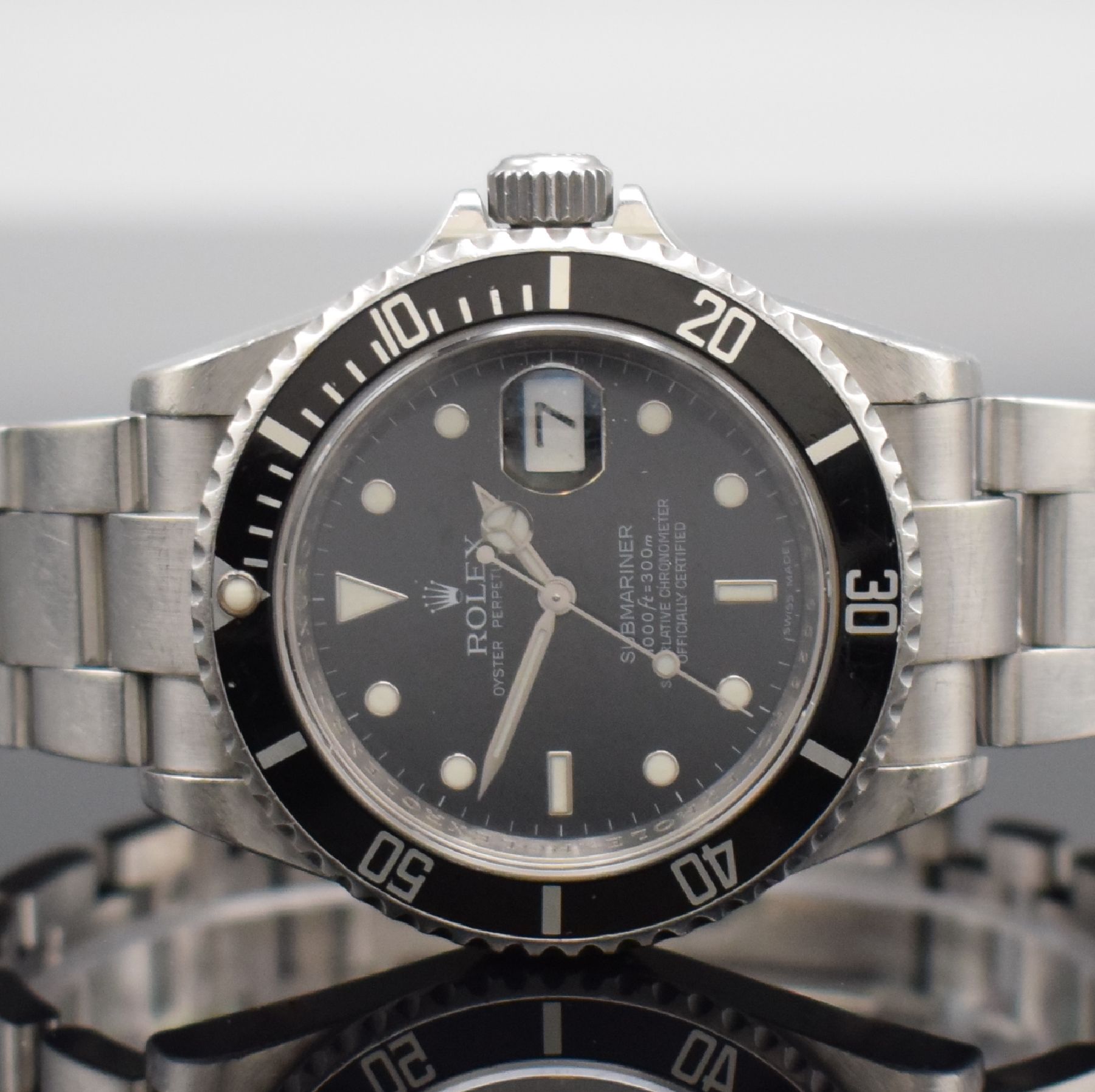 Detail a: ROLEX Oyster Perpetual Date Submariner Herrenarmbanduhr Referenz 16610 T, Automatik, LC 170, Chronometer der Superlative in Edelstahl inkl. ...