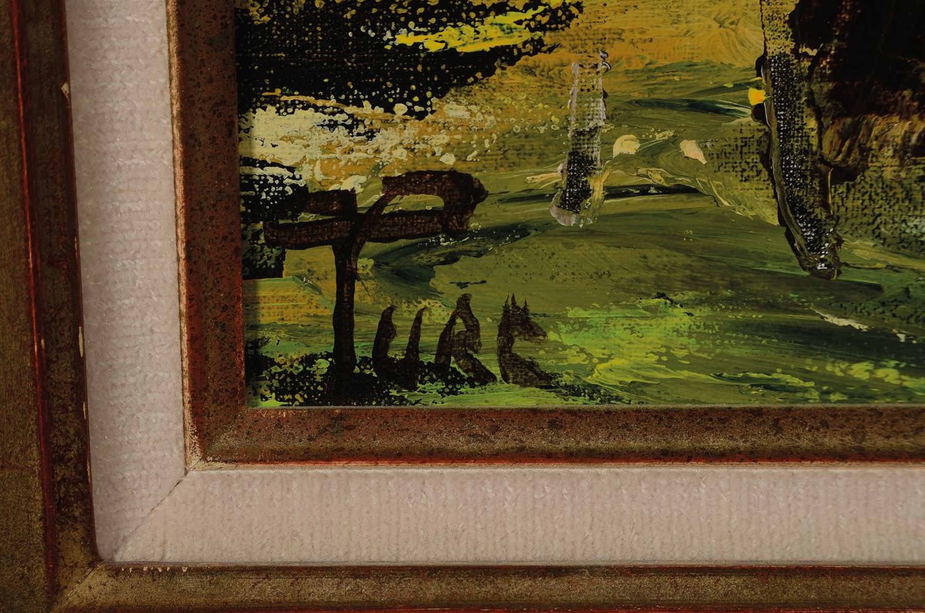 Detail a: Frank Turc, 1944-2008, un jour d' été, Öl/Lwd, links unten signiert, rückseitig betitelt und dat. 1999, ca. 60x73cm, R. ca. 82x94cm