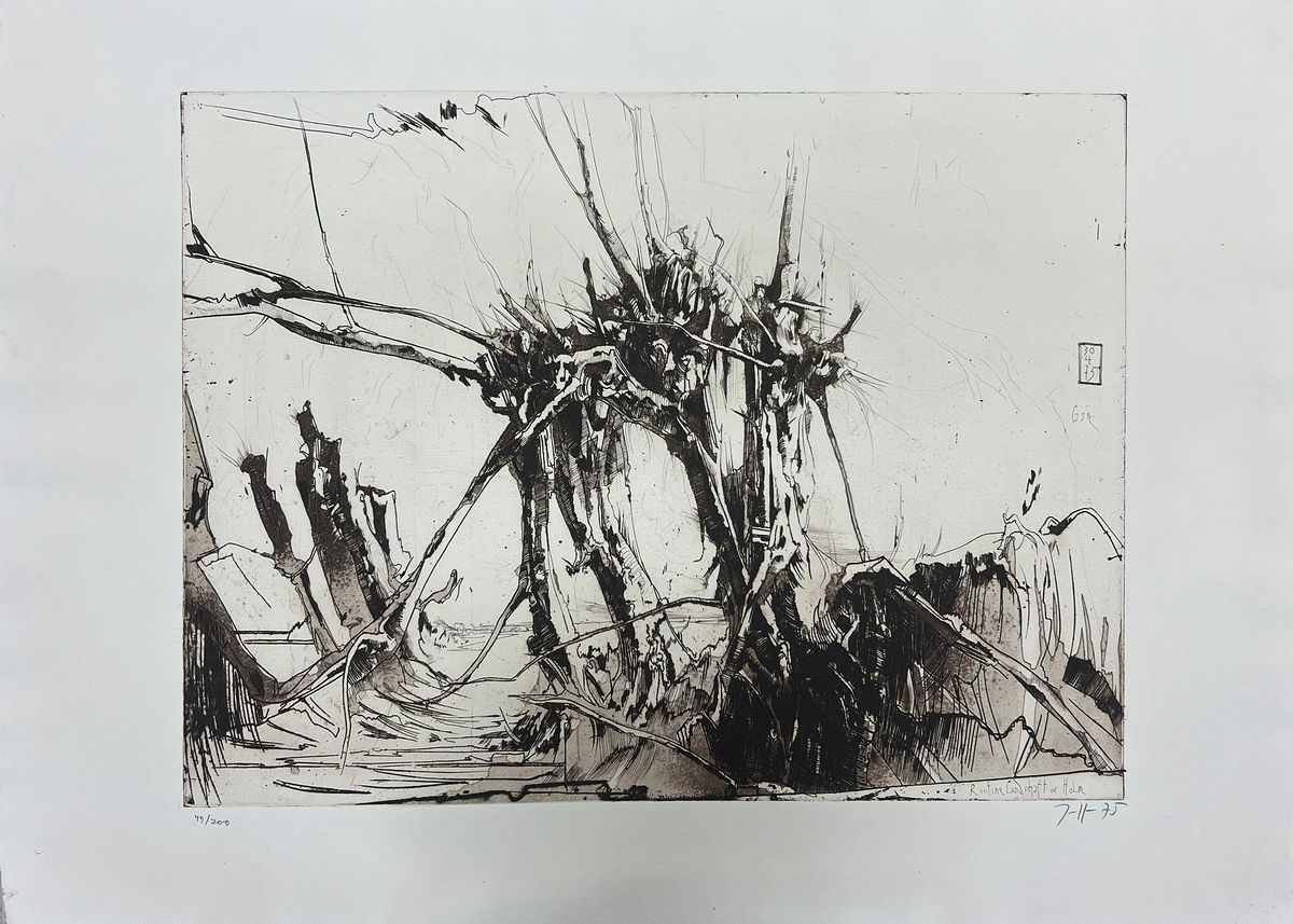 Horst Janssen, 1929 Hamburg - 1995 ebenda, Studium ohne Abschluss a.d. Landeskunstschule am Lerchenfeld, Meisterschüler des Gebrauchsgrafikers ...