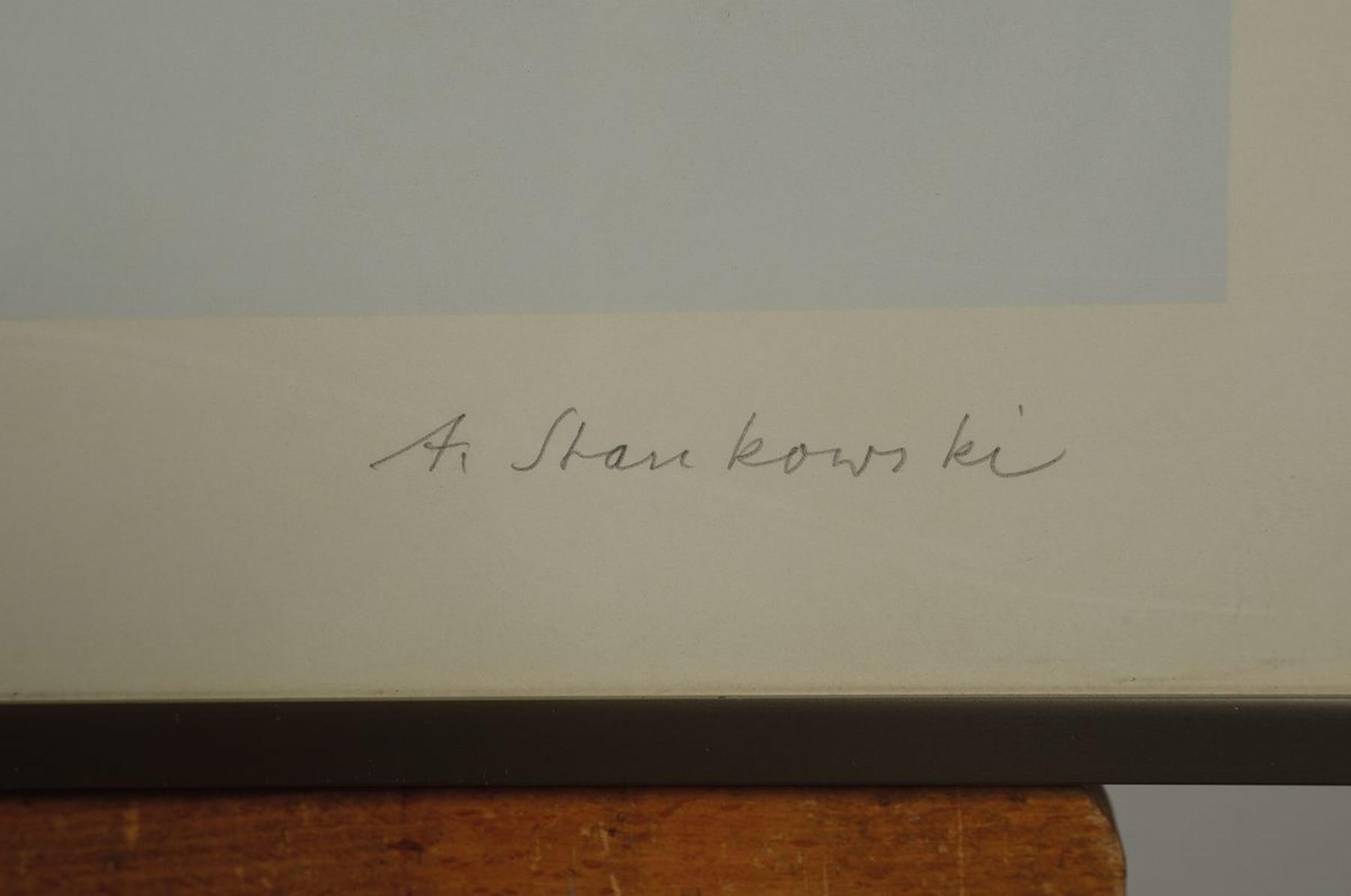 Detail a: Anton Stankowski, 1906-1998, Farbserigraphie, handsigniert, num. 109/120, ca. 51x51cm, u.Gl., R. ca. 61x61cm