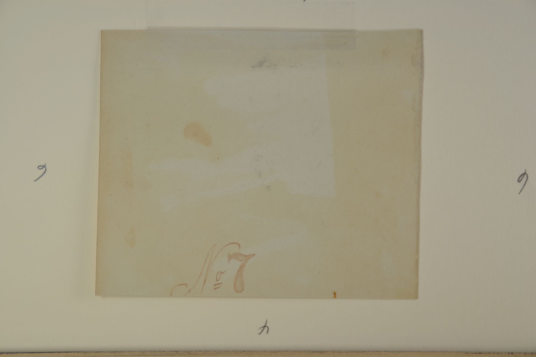Detail i: Friedrich Preller, d. Ältere, 1804 Eisenach - 1878 Weimar, zwei Bleistiftzeichnungen, bez."Aktstudie zur Leukothea und Bonaventura ...