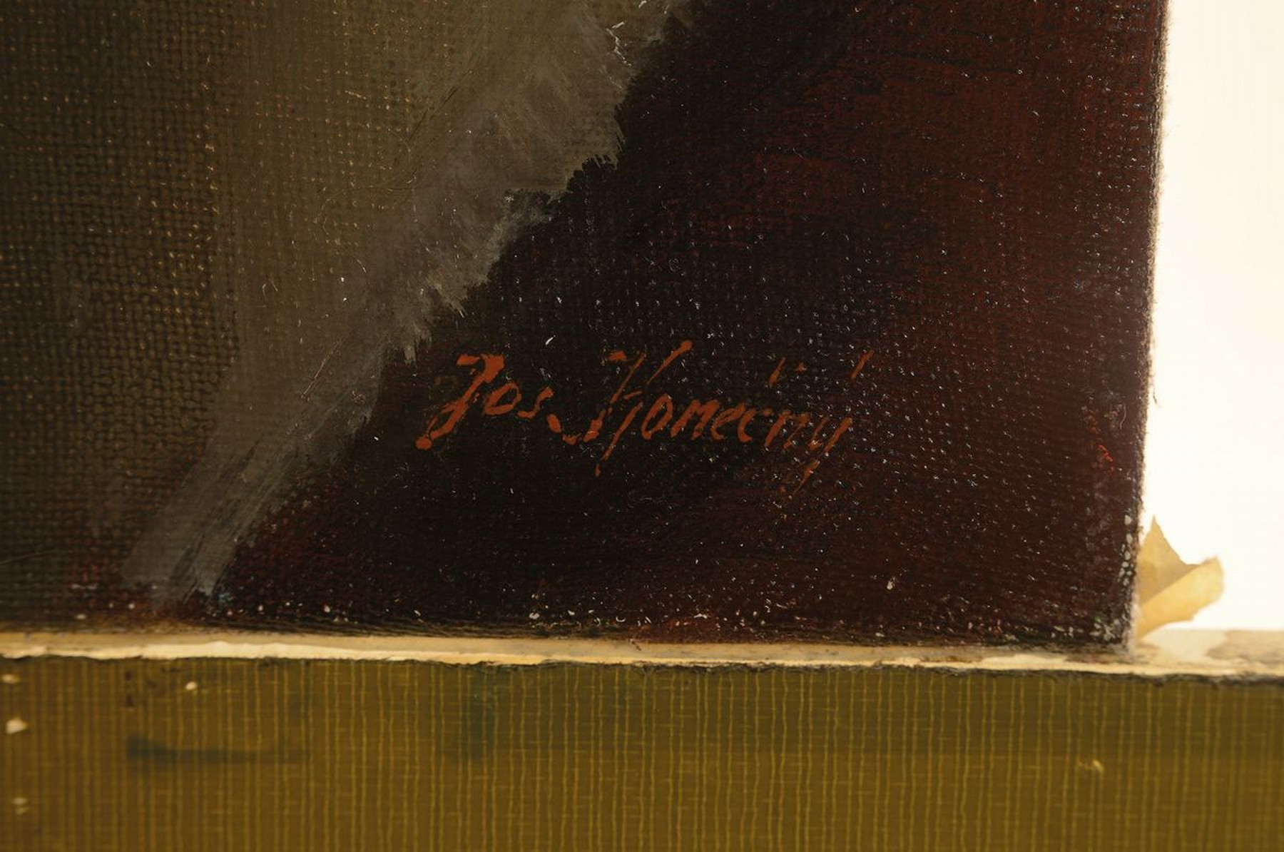 Detail a: Josef Konecny, 1907-1989, Blumenstillleben mit Schmetterlingen, Öl/Lwd, rechts unten signiert, ca. 80 x 60 cm