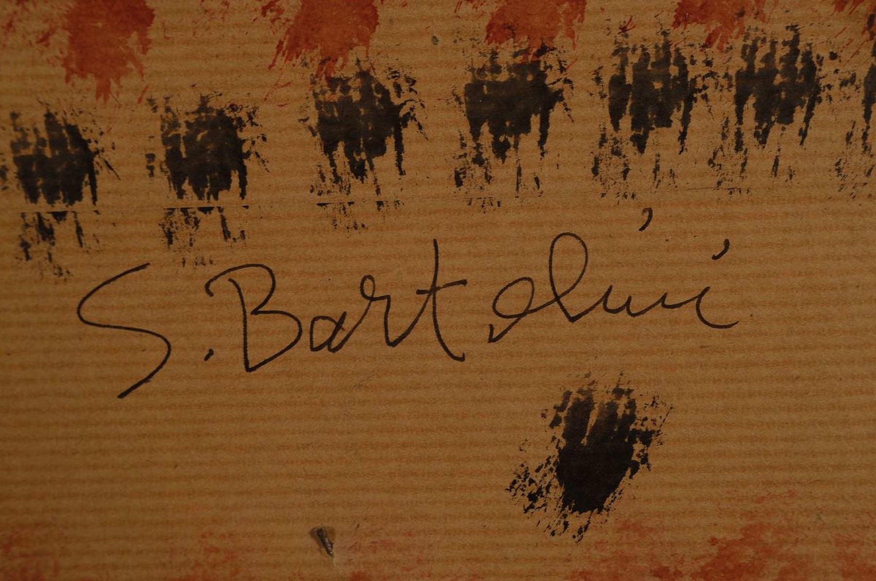 Detail a: Suzy Bartolini, geb. 1930, zwei Hinterglasmalereien mit Puppendarstellungen, rückseitig signiert und z.T. bezeichnet, ca. 38 x 33 cm, Rahmen ca. ...