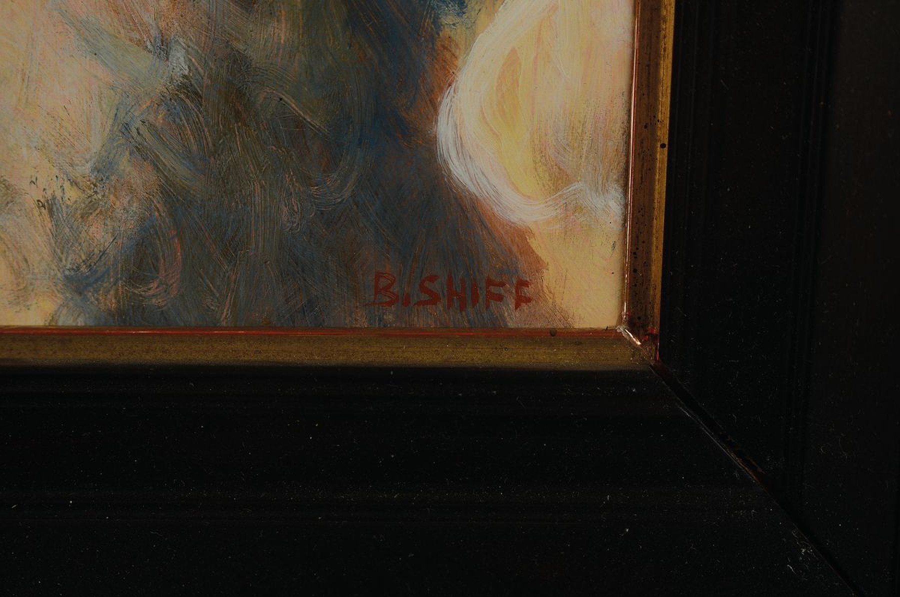 Detail a: Benjamin Shiff, 1931-2011, Porträt eines Rabbiners, Öl/Lwd, rechts unten signiert, ca. 36x26cm, R. ca. 53x44cm