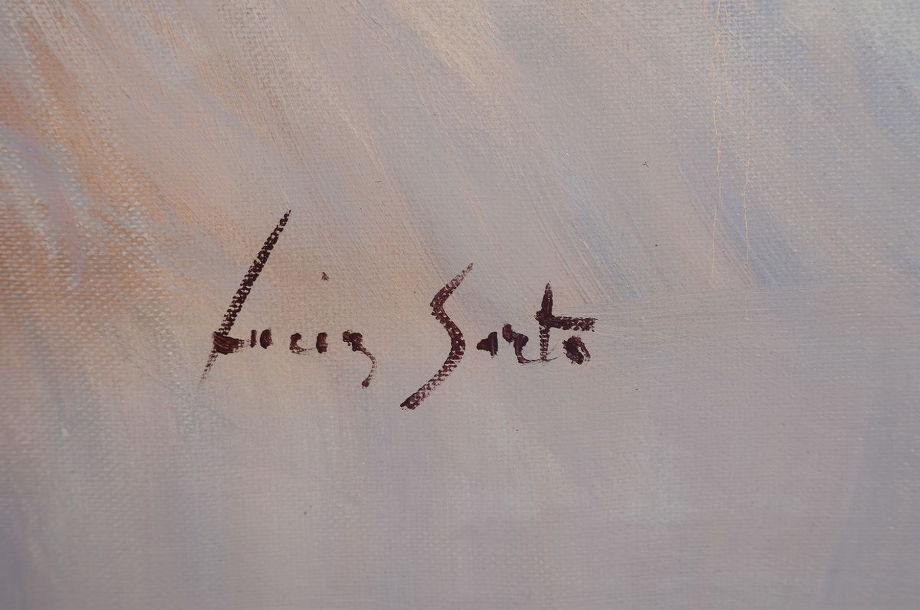 Detail a: Lucia Sarto, geb. 1950 Porporetto bei Udine, liegender Akt, Öl/Lwd, rechts unten signiert, ca. 70x80cm, R. ca. 83x93cm