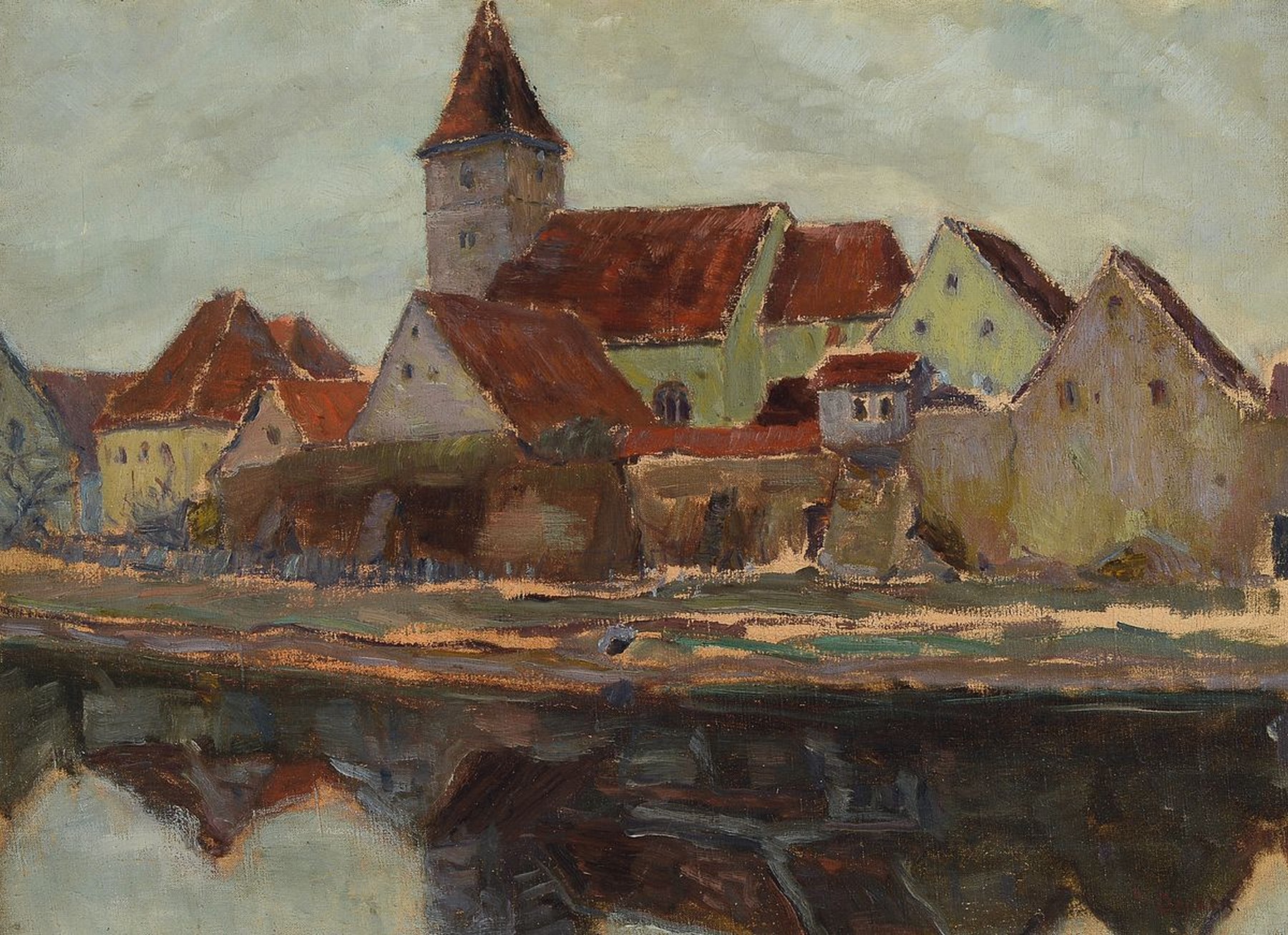 Gustav Decker, geb. 1881 Aachen, Studium an der Akademie Düsseldorf, nahm 1915 und 1916 an der großen Berliner Kunstausstellung teil, hier: ...