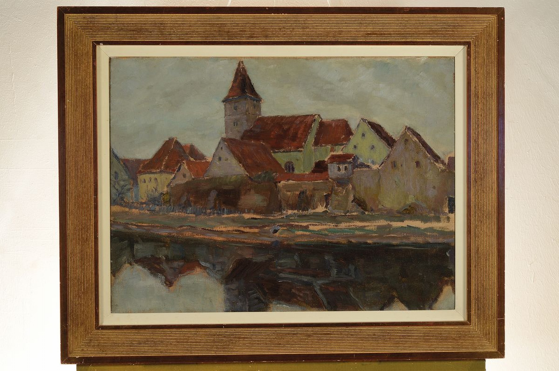 Detail k: Gustav Decker, geb. 1881 Aachen, Studium an der Akademie Düsseldorf, nahm 1915 und 1916 an der großen Berliner Kunstausstellung teil, hier: ...