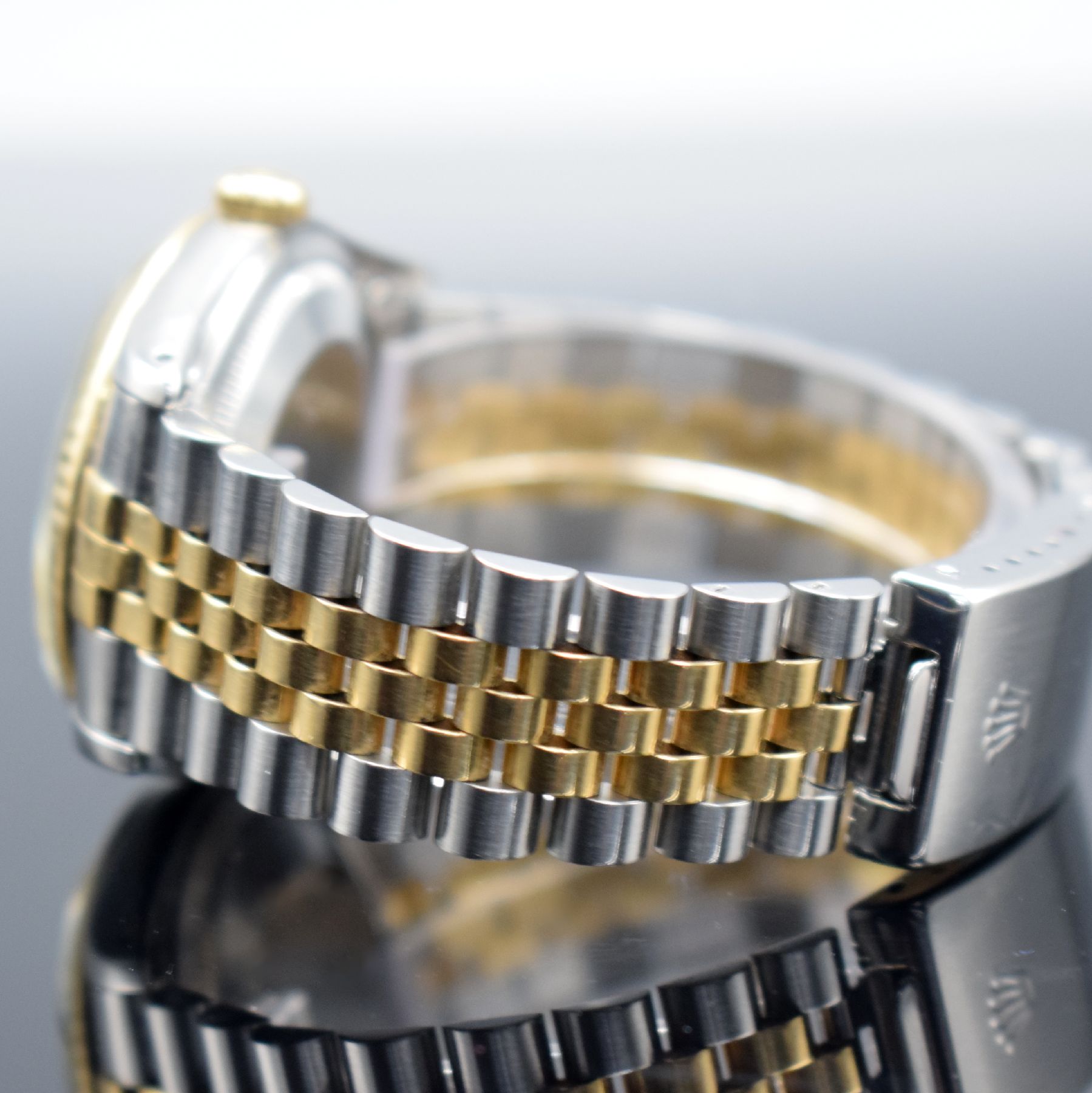 Detail g: ROLEX Herrenarmbanduhr Oyster Perpetual Datejust Referenz 16233, Automatik, Schweiz um 1991, X-Serie, Chronometer der Superlative in Edelstahl/Gold ...