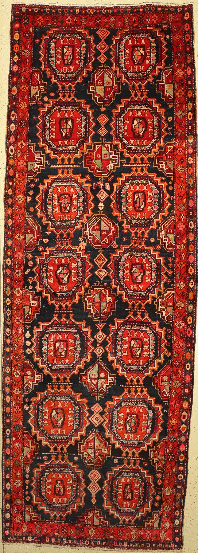 Meschgin alt, Persien, ca. 50 Jahre, Wolle auf Baumwolle, ca. 410 x 147 cm, EHZ: 2