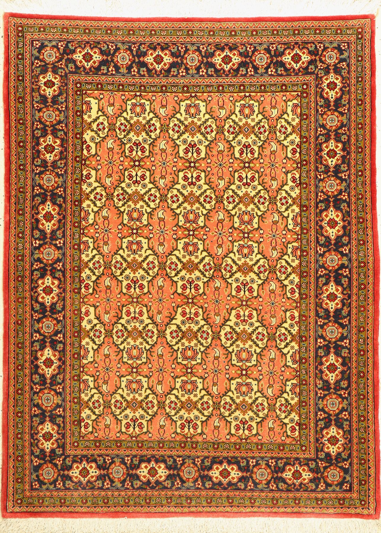 Ghom Kork, Persien, ca. 50 Jahre, Korkwolle, ca. 144 x 109 cm, EHZ: 2