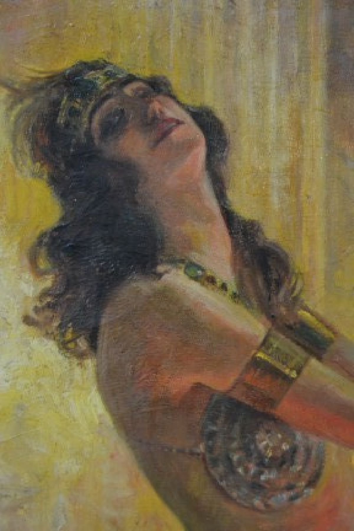 Detail d: Enrico Arcioni, 1875 Spoleto - 1954 Rom, Studium an den Akademien Rom und Perugio, lebte ab 1892 in Paris und von 1900-1915 in St. Petersburg, malte ...