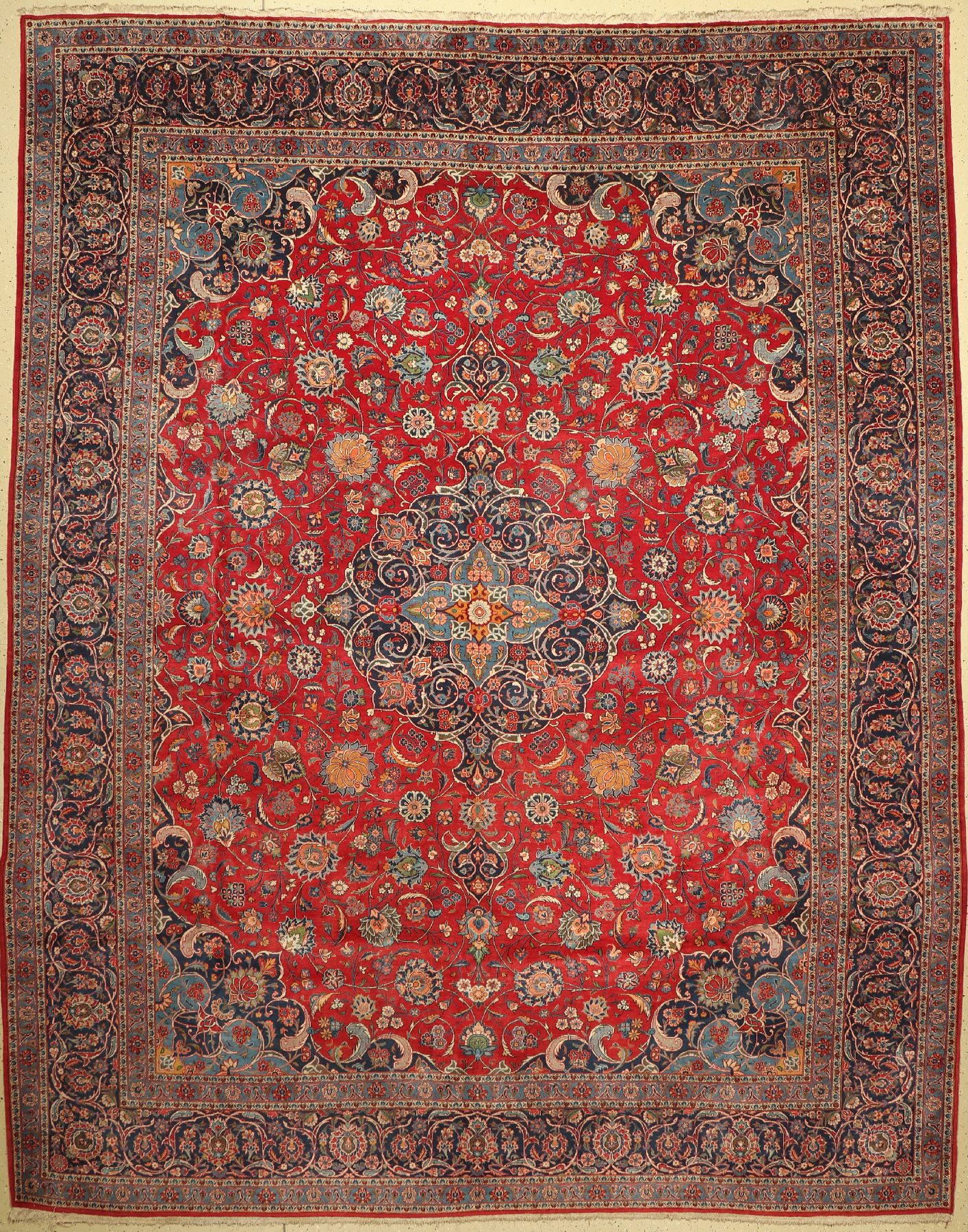 Keschan Kork fein, Persien, um 1940, Korkwolle, ca. 425 x 335 cm, EHZ: 2