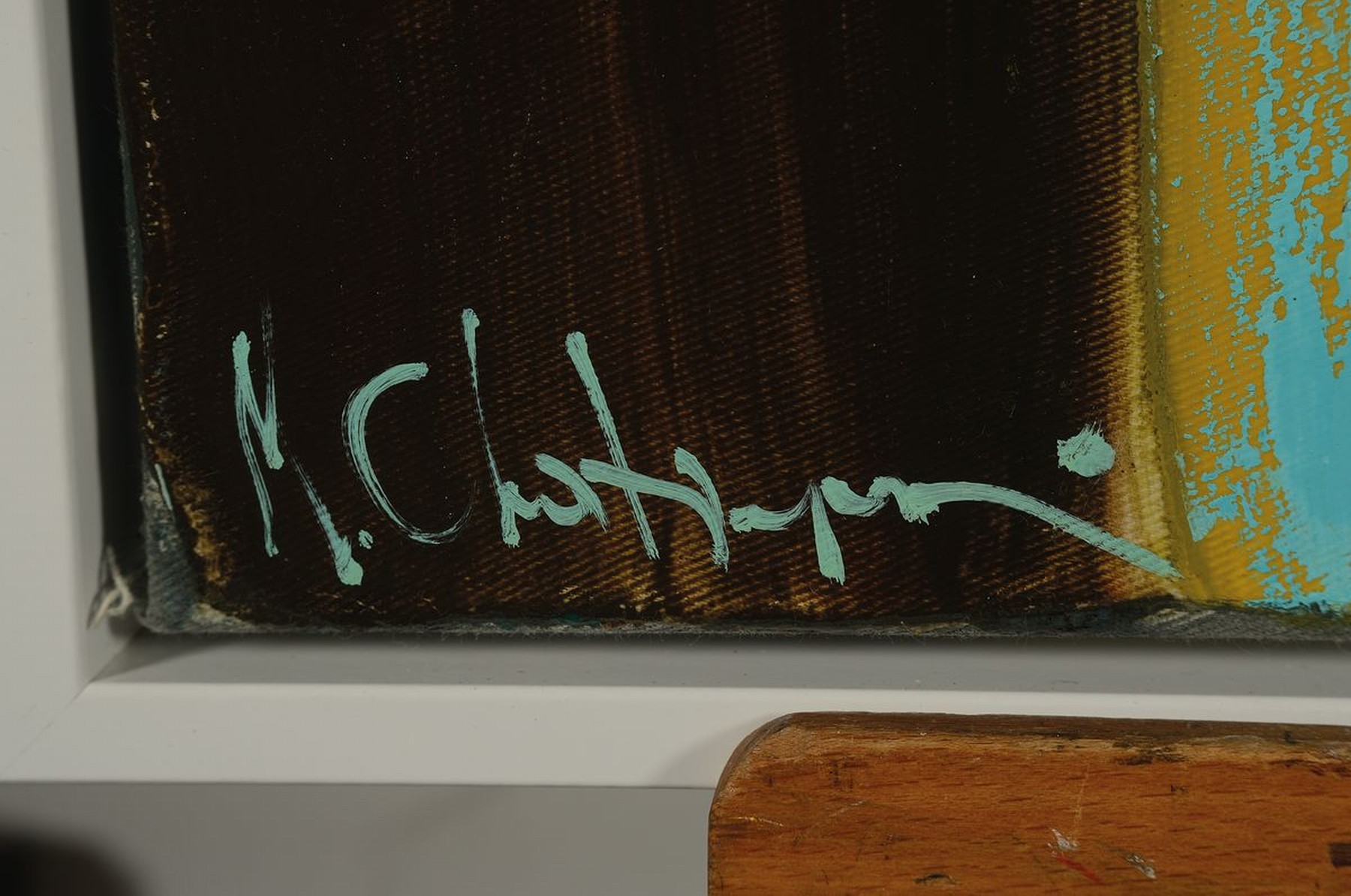 Detail a: Mher Chatinyan, geb. 1989, zeitgenössischer armenischer Künstler, Ausbildung an Fakultät für Malerei u. Graphik am pädagogischen Institut ...