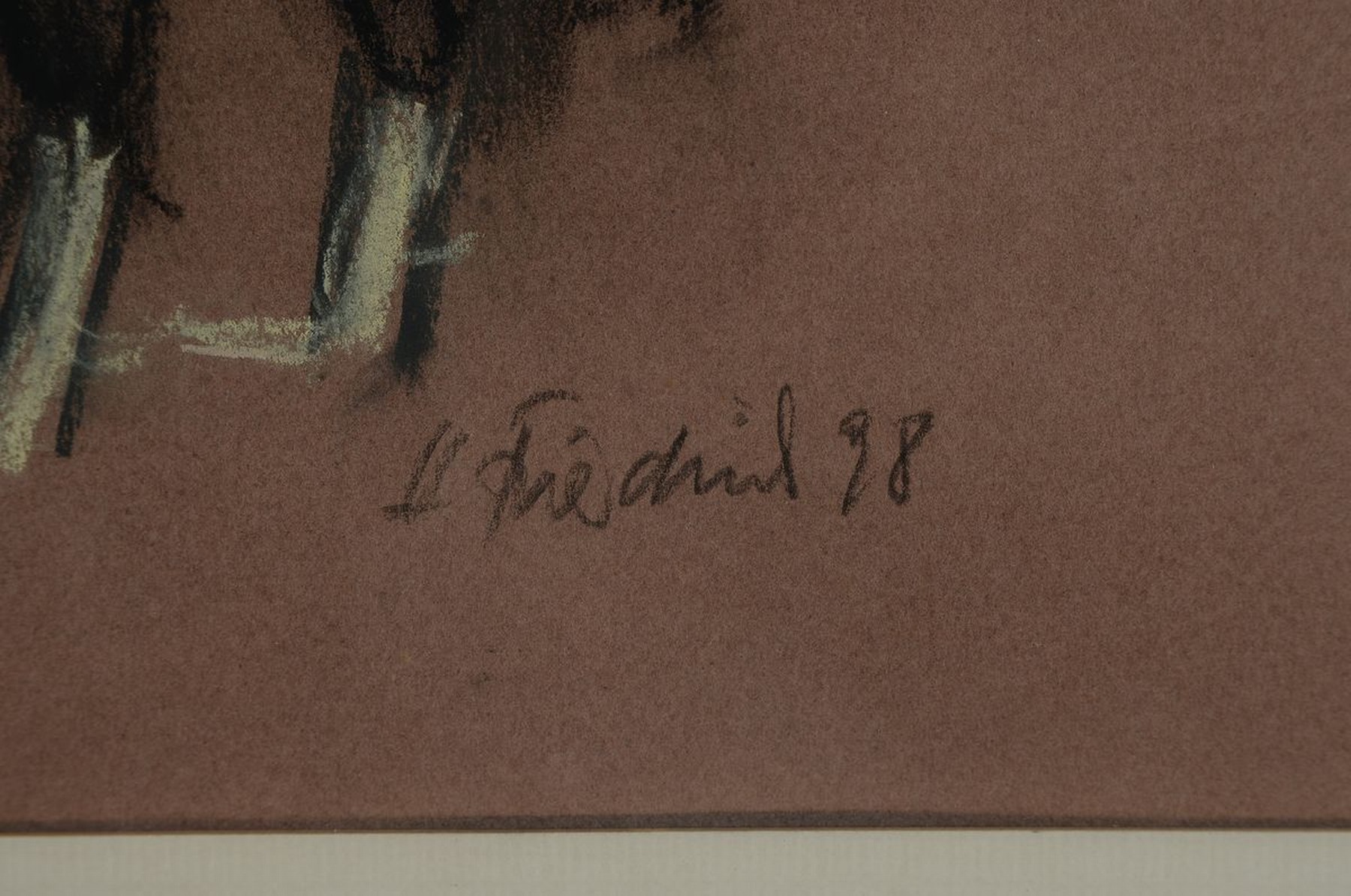 Detail a: Heinz Friedrich, 1924 Schwetzingen - 2018 ebenda, Studium an der Akademie Stuttgart bei Hermann Sohn, in Karlsruhe bei Wilh. Schnarrenberger, Besuch ...