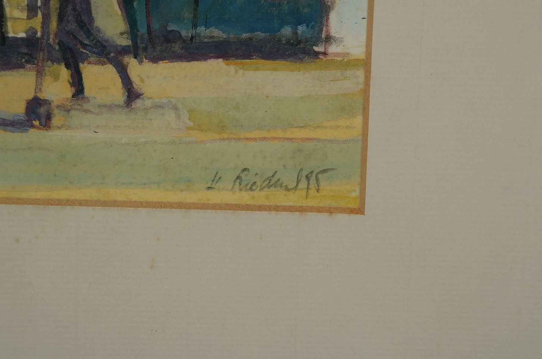 Detail a: Heinz Friedrich, 1924 Schwetzingen - 2018 ebenda, Studium an der Akademie Stuttgart bei Hermann Sohn u. in Karlsruhe bei Wilh. Schnarrenberger, ...