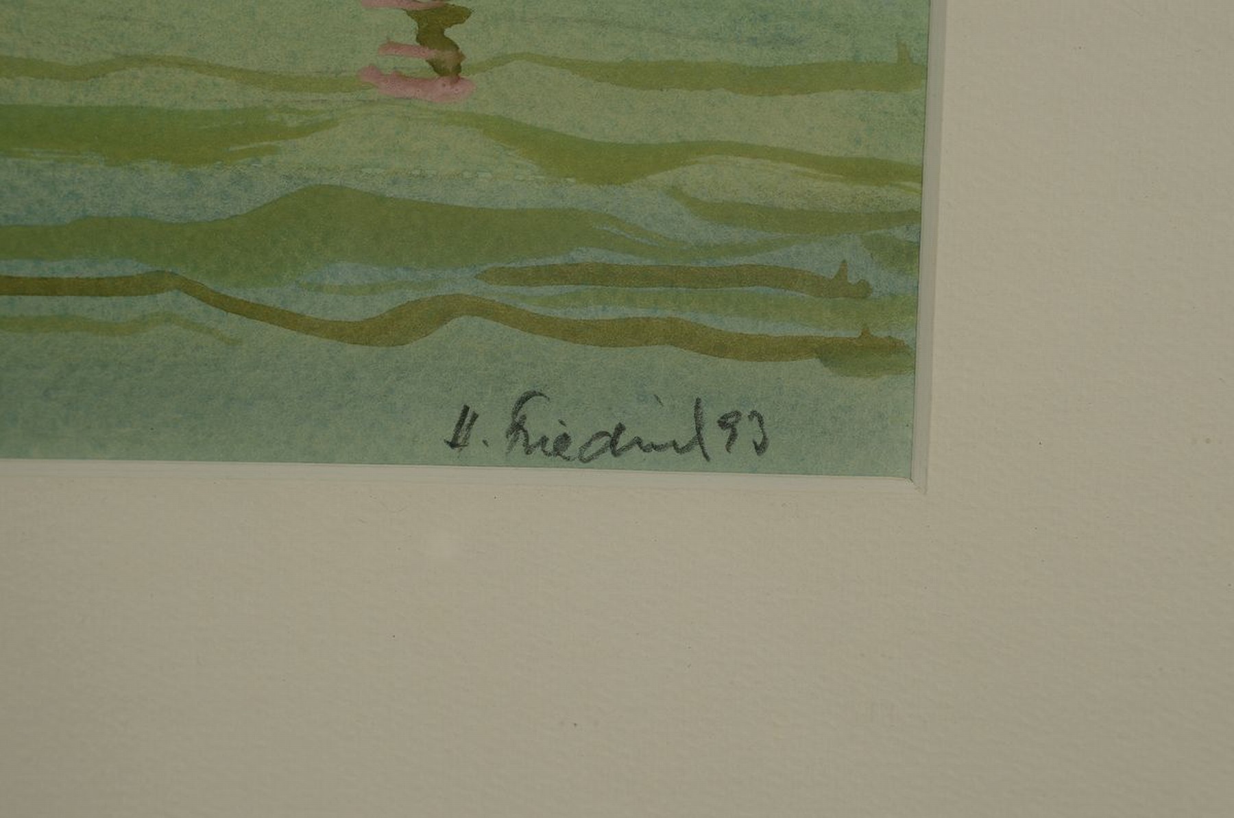 Detail c: Heinz Friedrich, 1924 Schwetzingen - 2018 ebenda, Studium an der Akademie Stuttgart bei Hermann Sohn u. in Karlsruhe bei Wilh. Schnarrenberger, ...