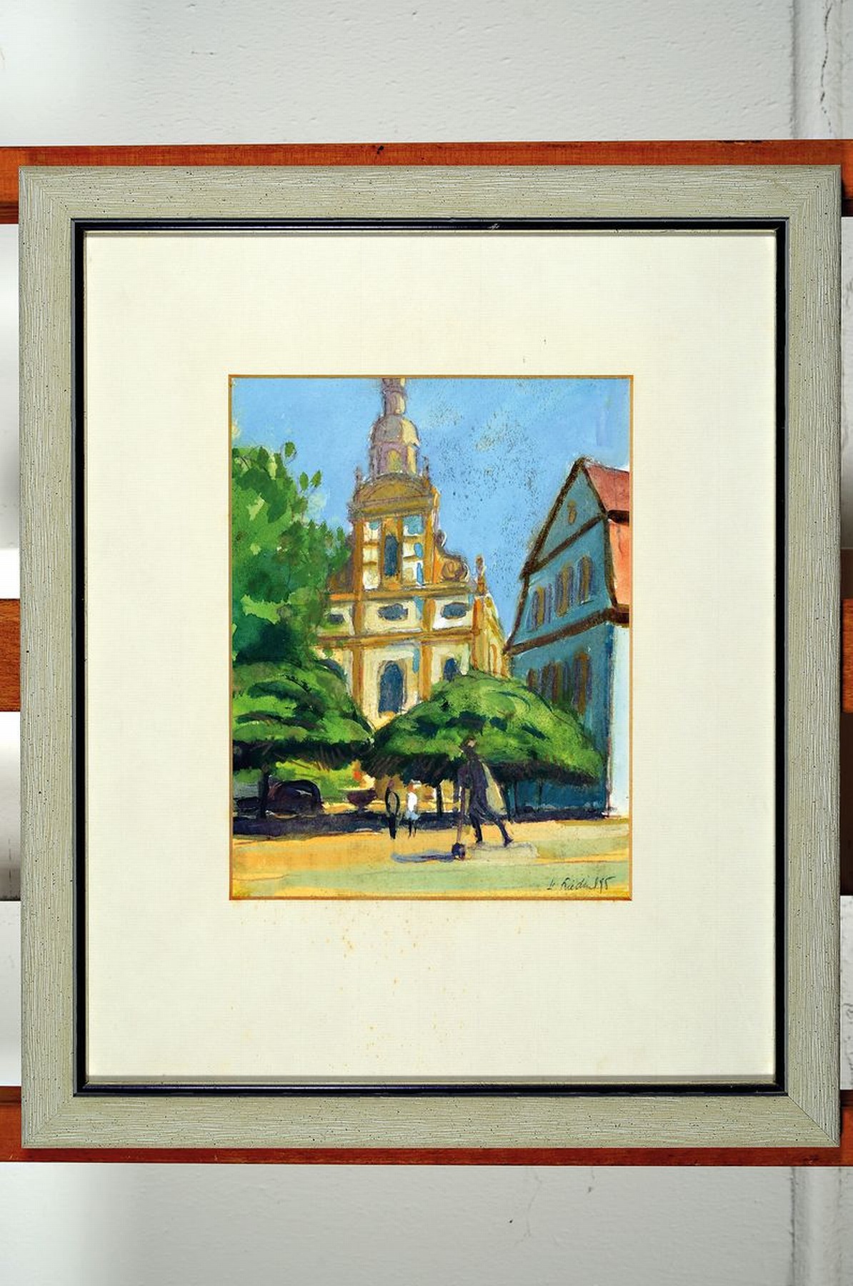 Detail k: Heinz Friedrich, 1924 Schwetzingen - 2018 ebenda, Studium an der Akademie Stuttgart bei Hermann Sohn u. in Karlsruhe bei Wilh. Schnarrenberger, ...