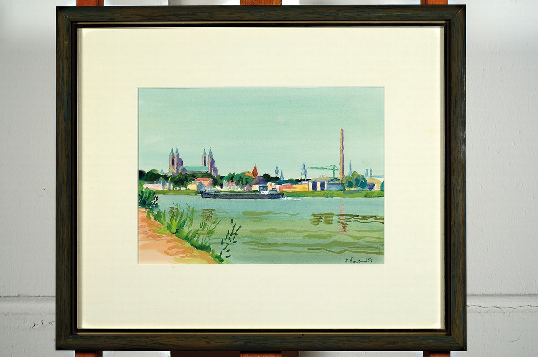 Detail m: Heinz Friedrich, 1924 Schwetzingen - 2018 ebenda, Studium an der Akademie Stuttgart bei Hermann Sohn u. in Karlsruhe bei Wilh. Schnarrenberger, ...