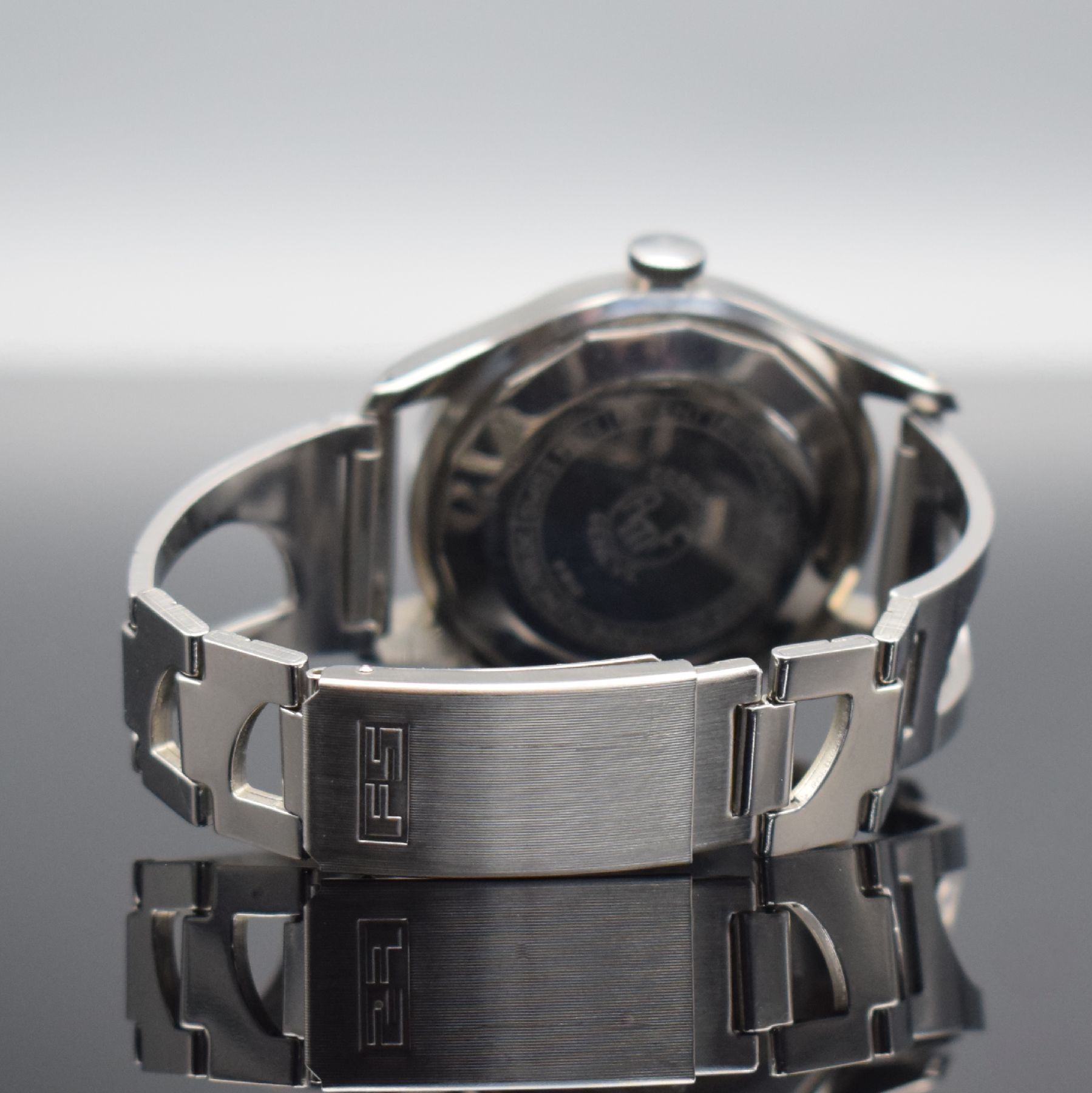 Detail d: CORNAVIN Geneve AMF Patent sehr seltene Taucheruhr mit Dekompressionsanzeige Referenz P.810, Schweiz um 1965, Automatik, großes 2 -teil. Gehäuse, ...