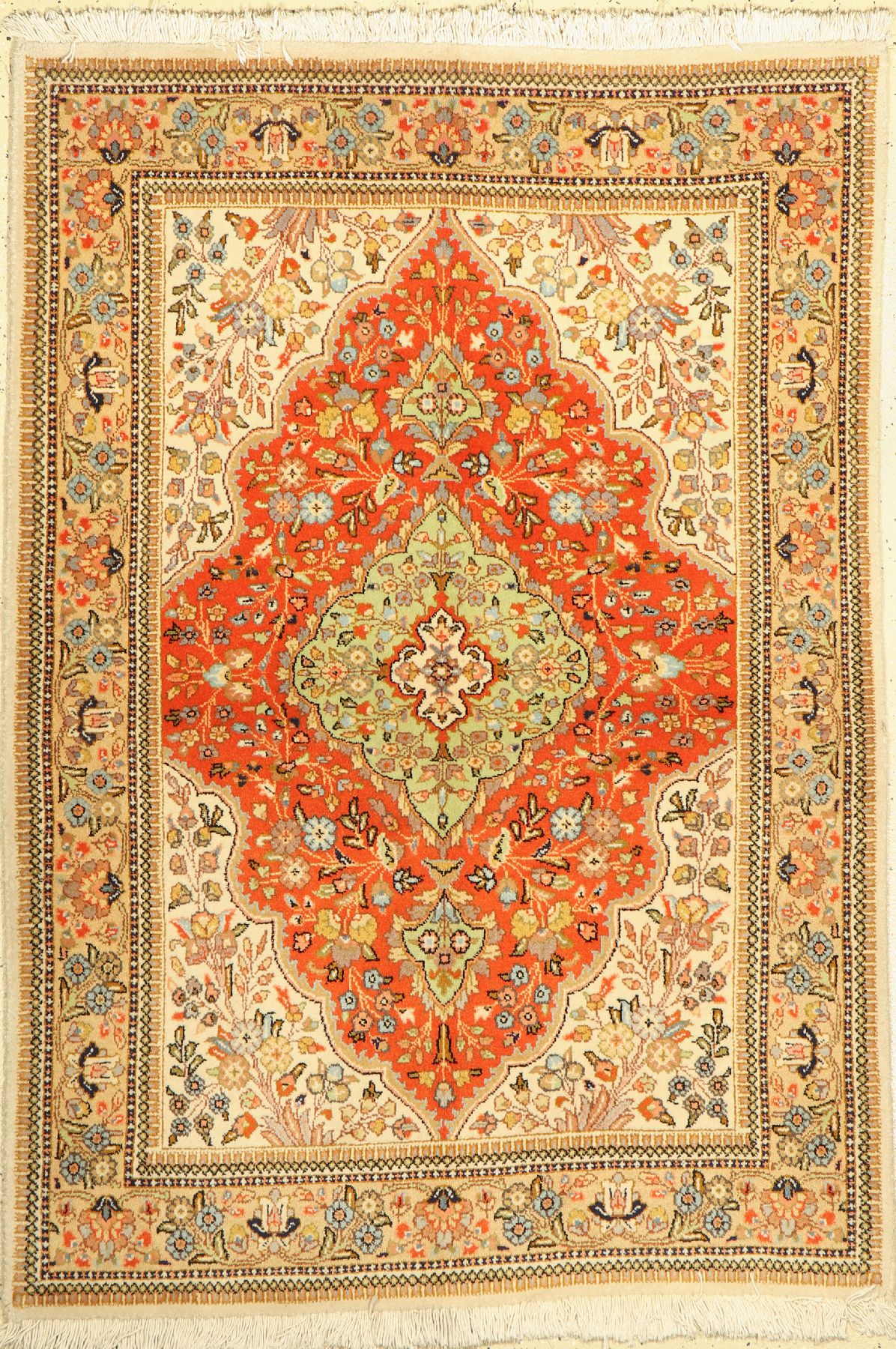 Täbriz Tabatabai, Persien, ca. 50 Jahre, Wolle auf Baumwolle, ca. 165 x 115 cm, EHZ: 2