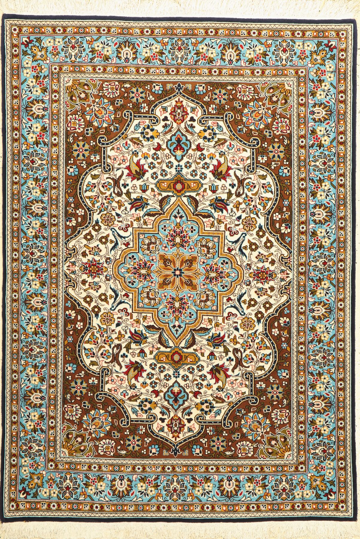 Ghom Kork, Persien, ca. 50 Jahre, Korkwolle, ca. 152 x 107 cm, EHZ: 2