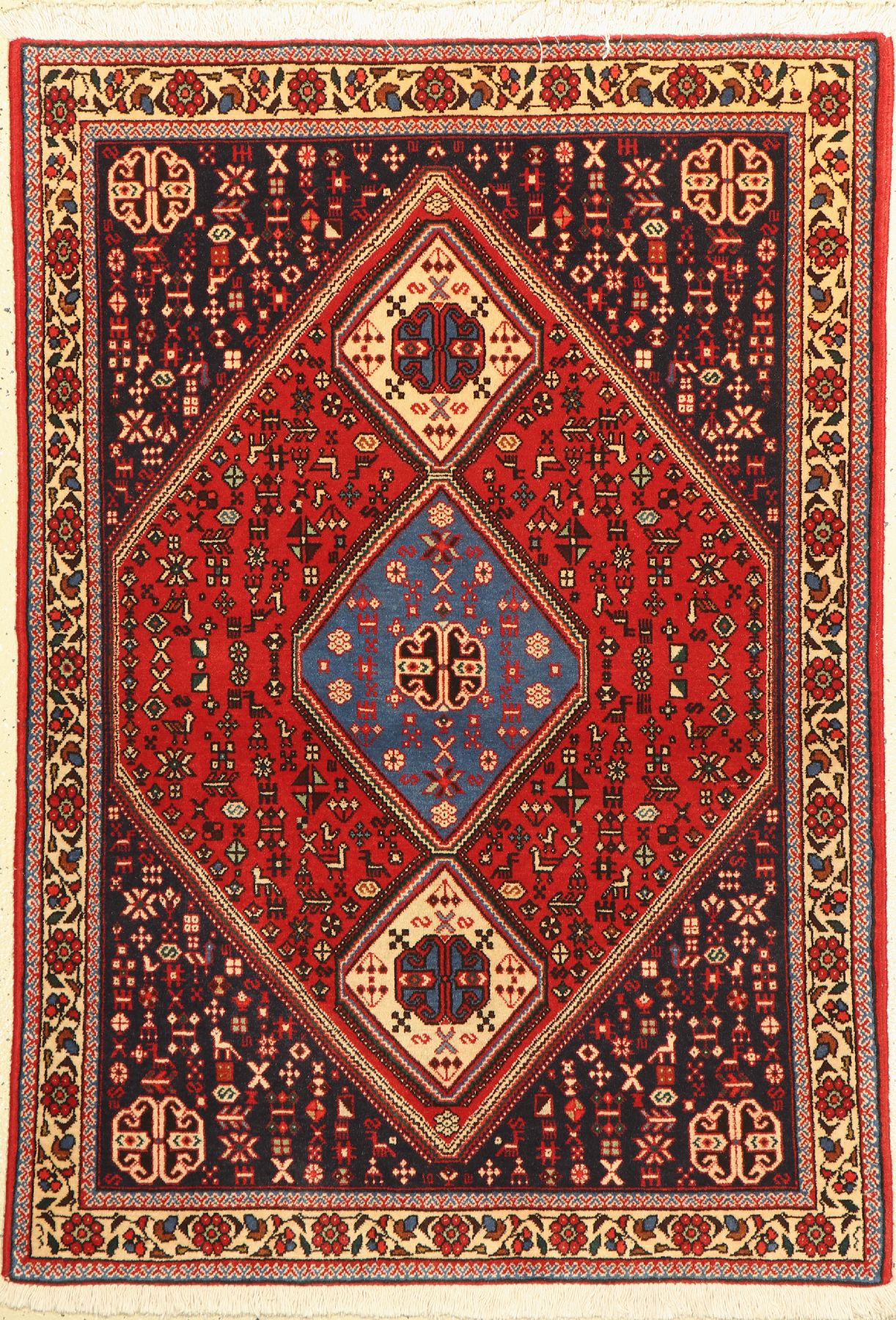 Abadeh, Persien, ca. 50 Jahre, Wolle auf Baumwolle, ca. 145 x 102 cm, EHZ: 2