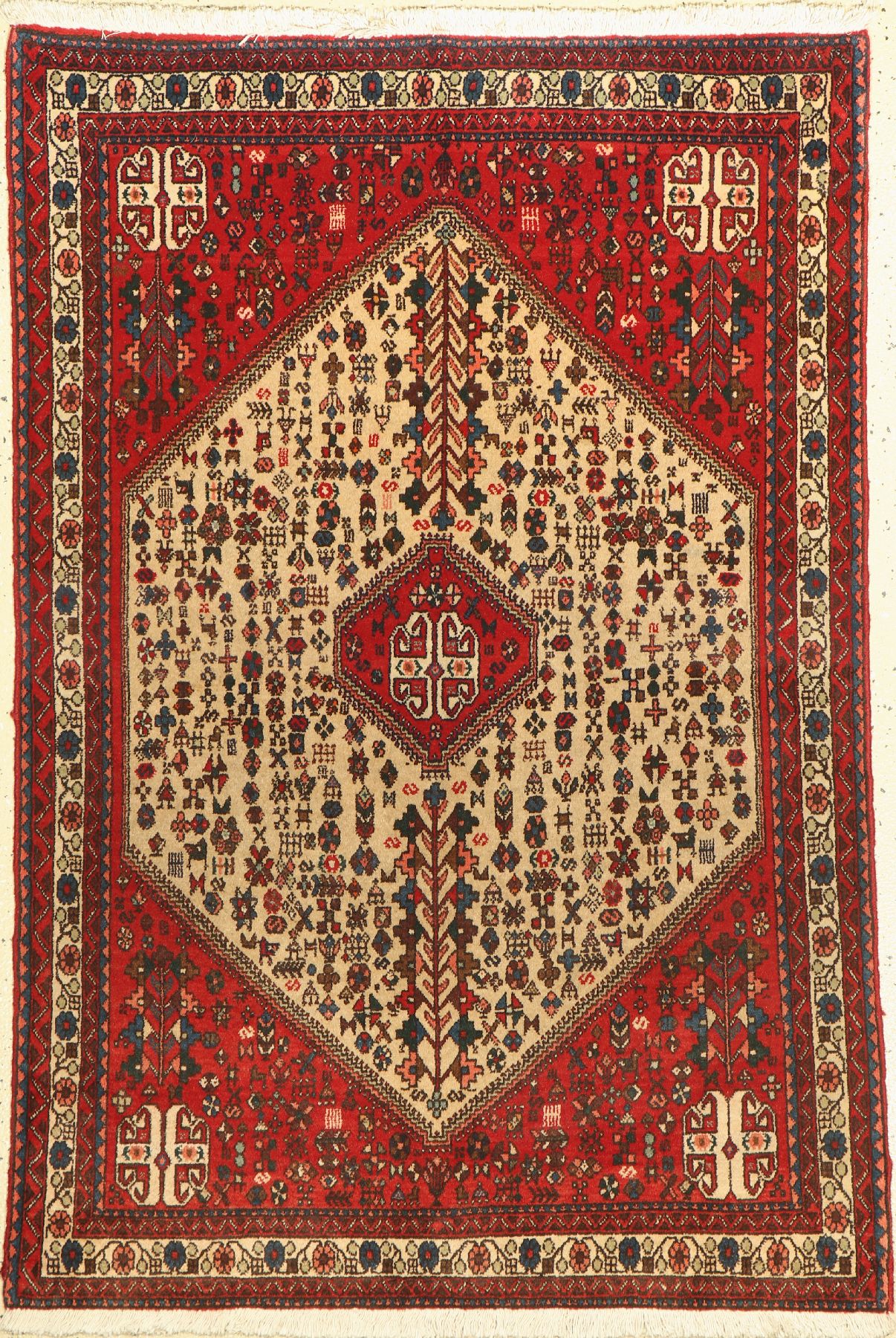 Abadeh, Persien, ca. 50 Jahre, Wolle auf Baumwolle, ca. 162 x 105 cm, EHZ: 2