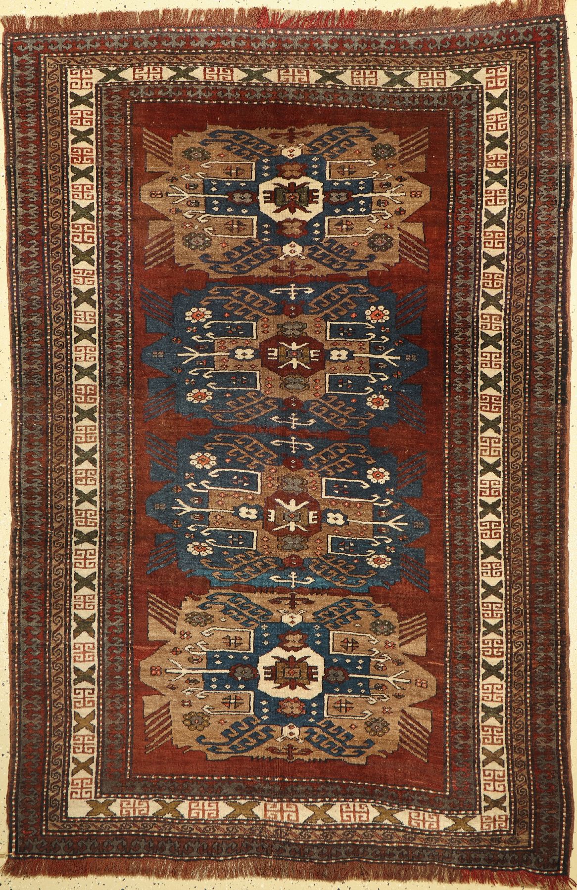 Kars Kazak, Türkei, um 1950, Wolle auf Wolle, ca. 213 x 143 cm, EHZ: 2
