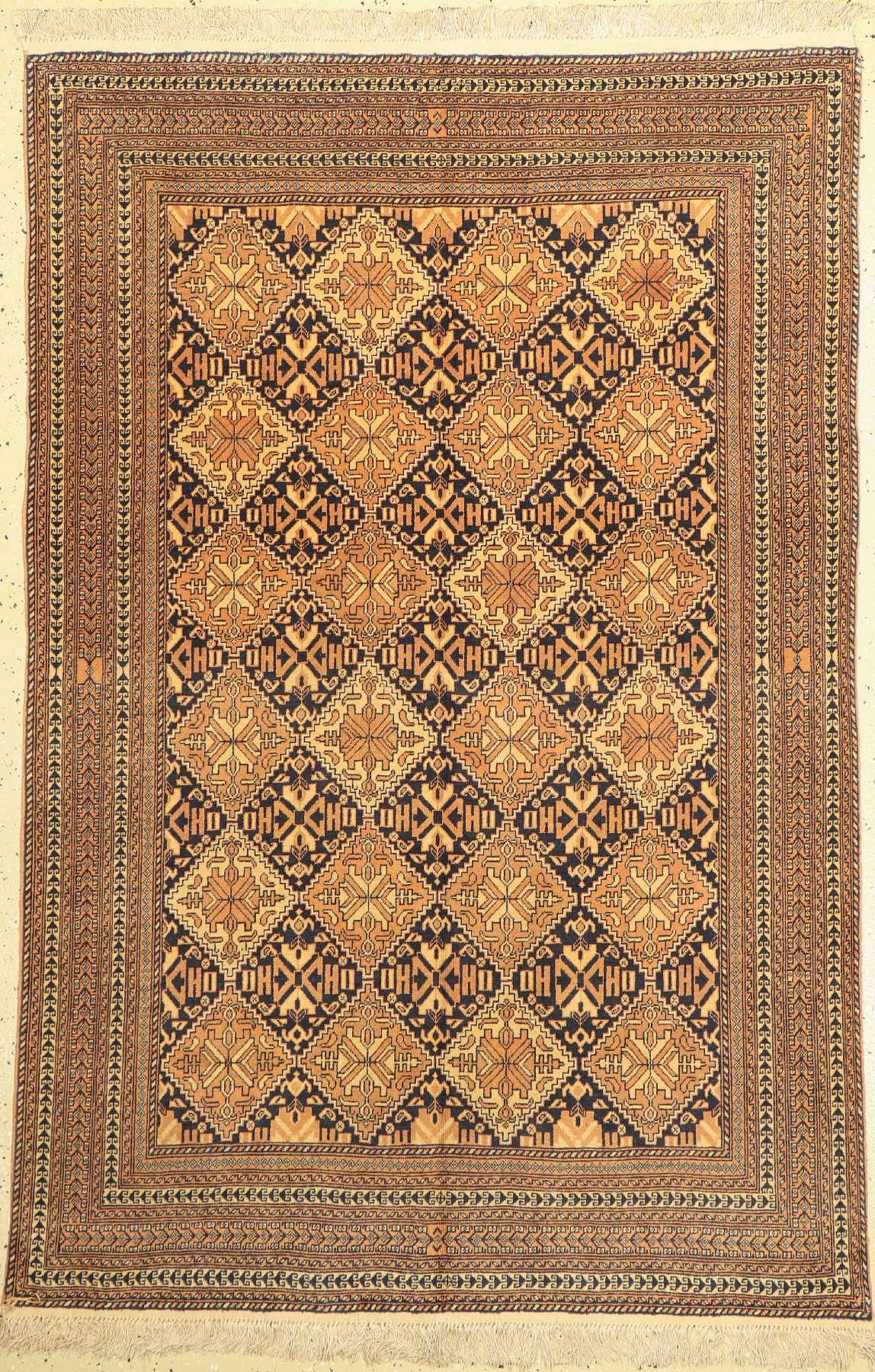 Zakini fein, Afghanistan, ca. 50 Jahre, Wolle auf Baumwolle, ca. 177 x 119 cm, EHZ: 2