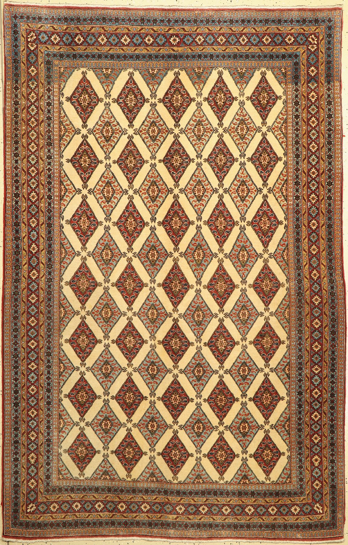 Ghom Kork, Persien, um 1960, Korkwolle, ca.220 x 145 cm, EHZ: 2(Abrasch)