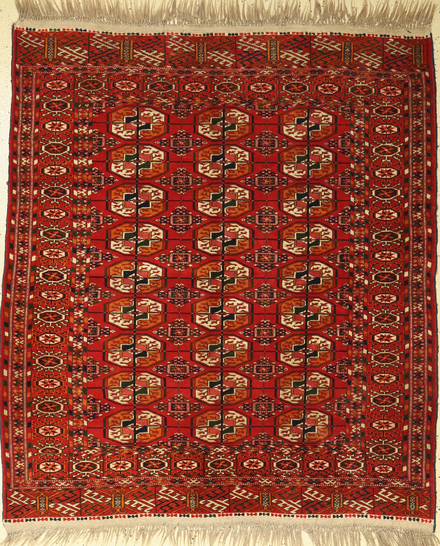 Buchara alt, Rußland, um 1950, Wolle auf Wolle, ca. 150 x 130 cm, EHZ: 2