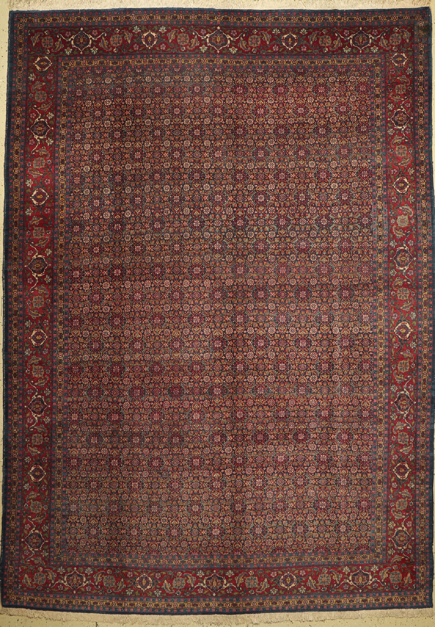 Täbriz alt, Persien, um 1930, Wolle auf Baumwolle, ca. 353 x 252 cm, EHZ: 2-3