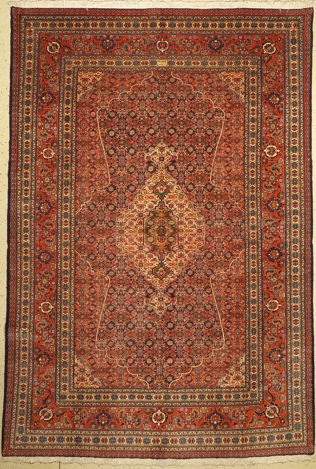 Sarab fein, signiert, (Akhoundzadeh), Persien, um 1960, Korkwolle, ca. 298 x 205 cm,EHZ: 2