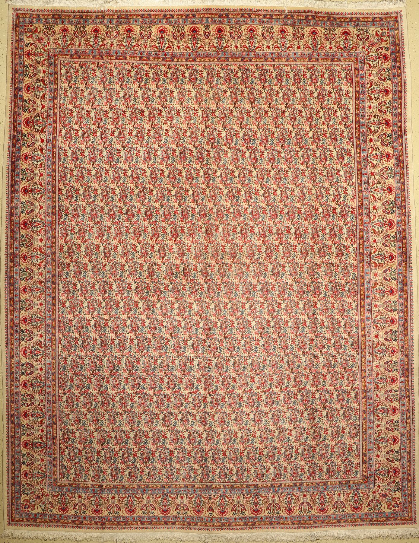 Birdjand fein, Persien, ca. 50 Jahre, Wolleauf Baumwolle, ca. 391 x 303 cm, EHZ: 2