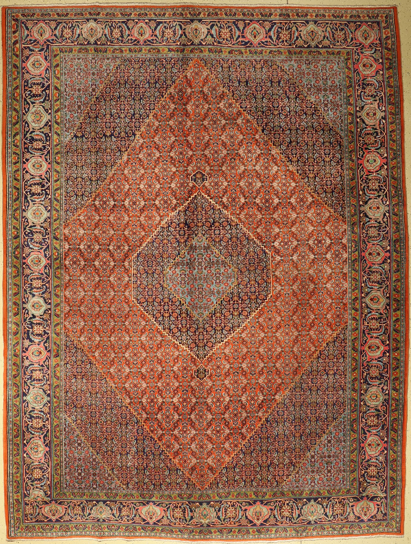 Bidjar fein, Persien, um 1960, Wolle auf Baumwolle, ca. 403 x 304 cm, EHZ: 2