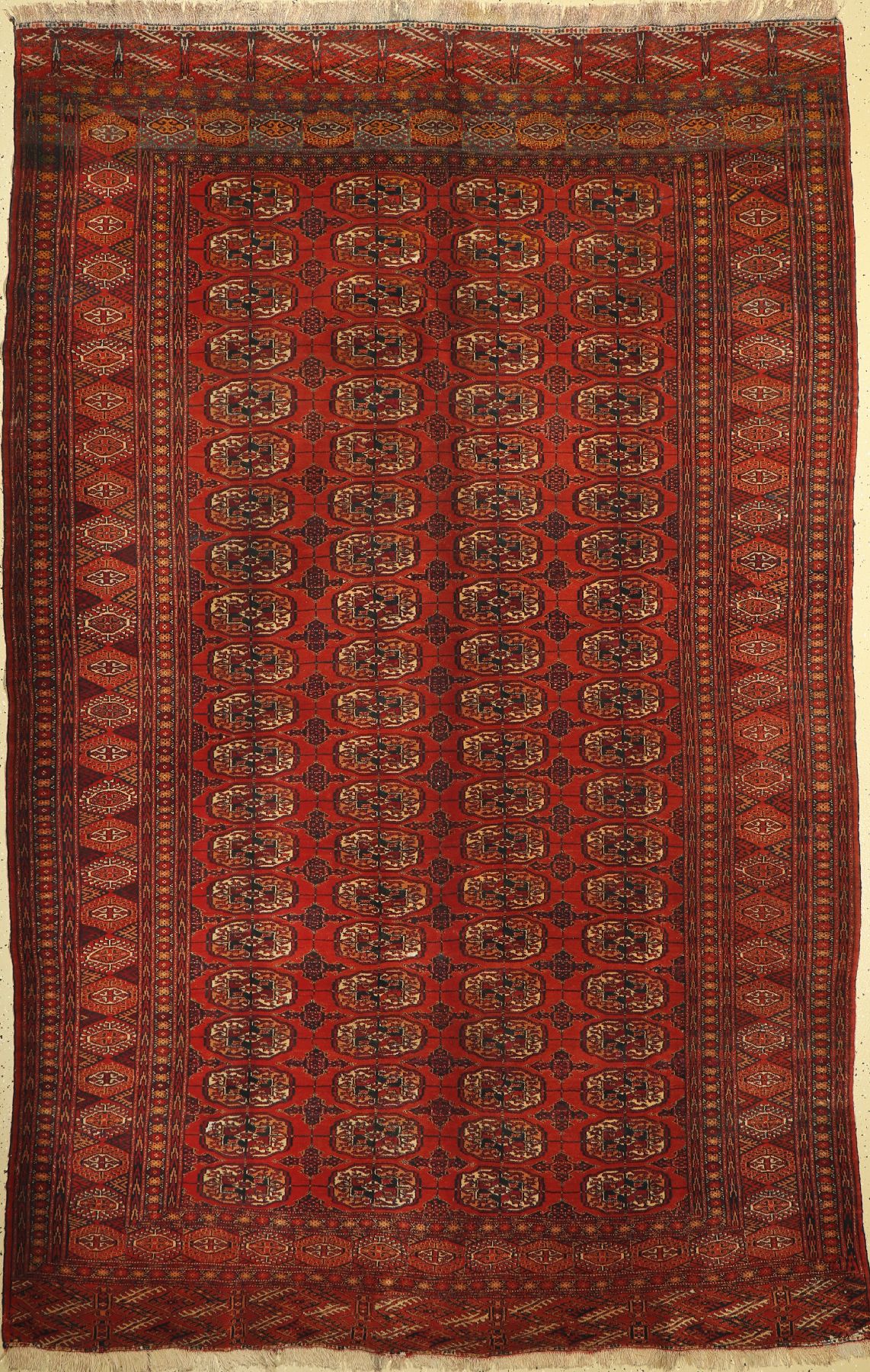 Buchara alt, Rußland, um 1950, Wolle auf Wolle, ca. 293 x 190 cm, EHZ: 2-3
