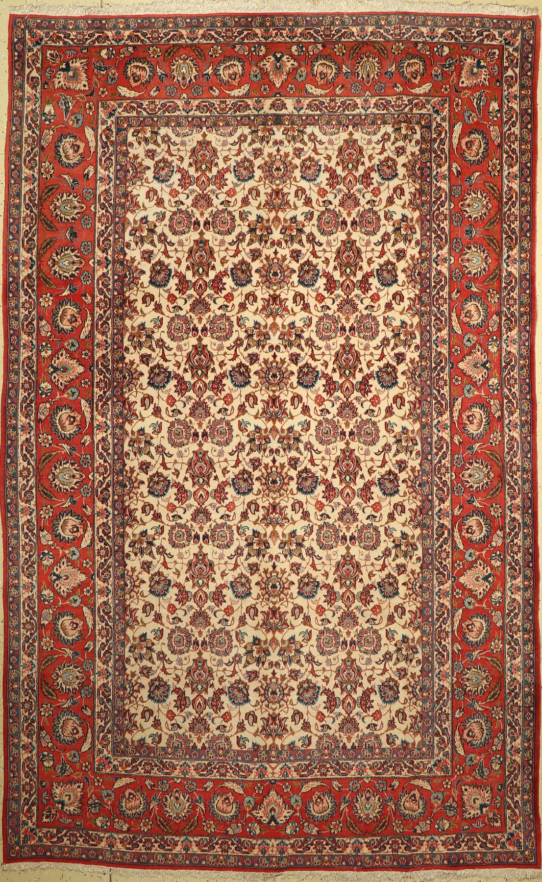 Najafabad, Persien, um 1950, Wolle auf Baumwolle, ca. 364 x 237 cm, EHZ: 2