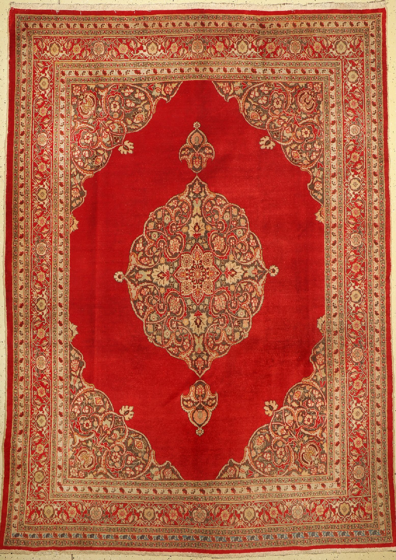 Täbriz Hadji Jalili, Persien, um 1930, Wolle auf Baumwolle, ca. 310 x 220 cm, EHZ: 2-3