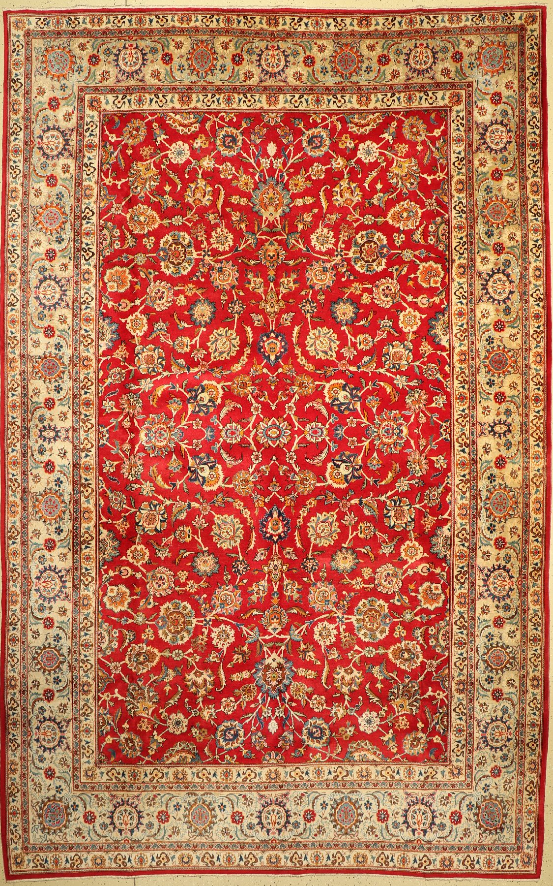 Keschan alt, Persien, um 1950, Wolle auf Baumwolle, ca. 425 x 280 cm, EHZ: 2-3