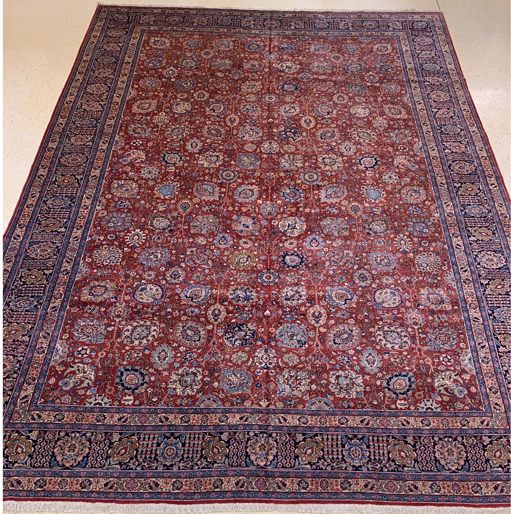 Täbriz Palastteppich, Persien, um 1950, Wolle auf Baumwolle, ca. 570 x 412 cm, EHZ: 2