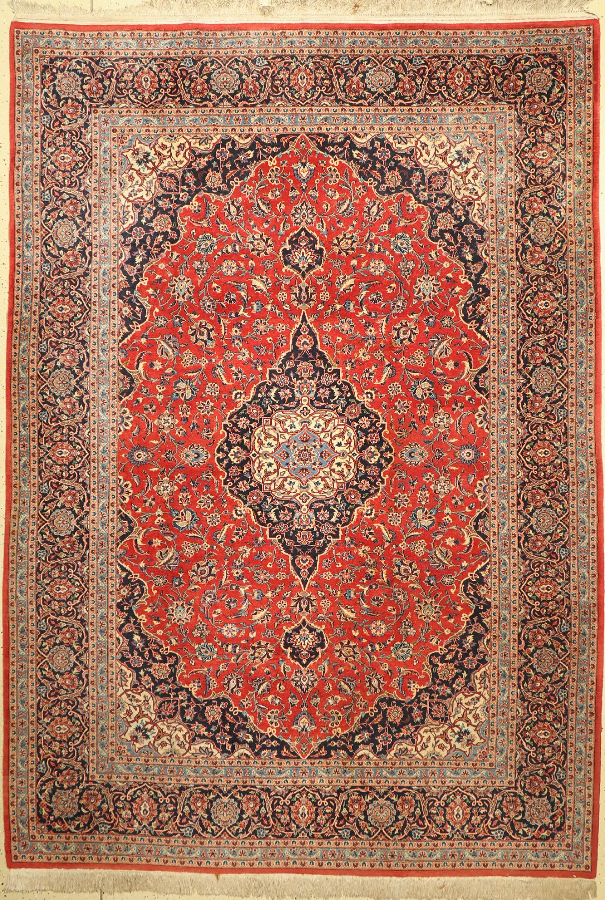 Keschan Kork fein, Persien, ca. 50 Jahre, Korkwolle, ca. 300 x 207 cm, EHZ: 2