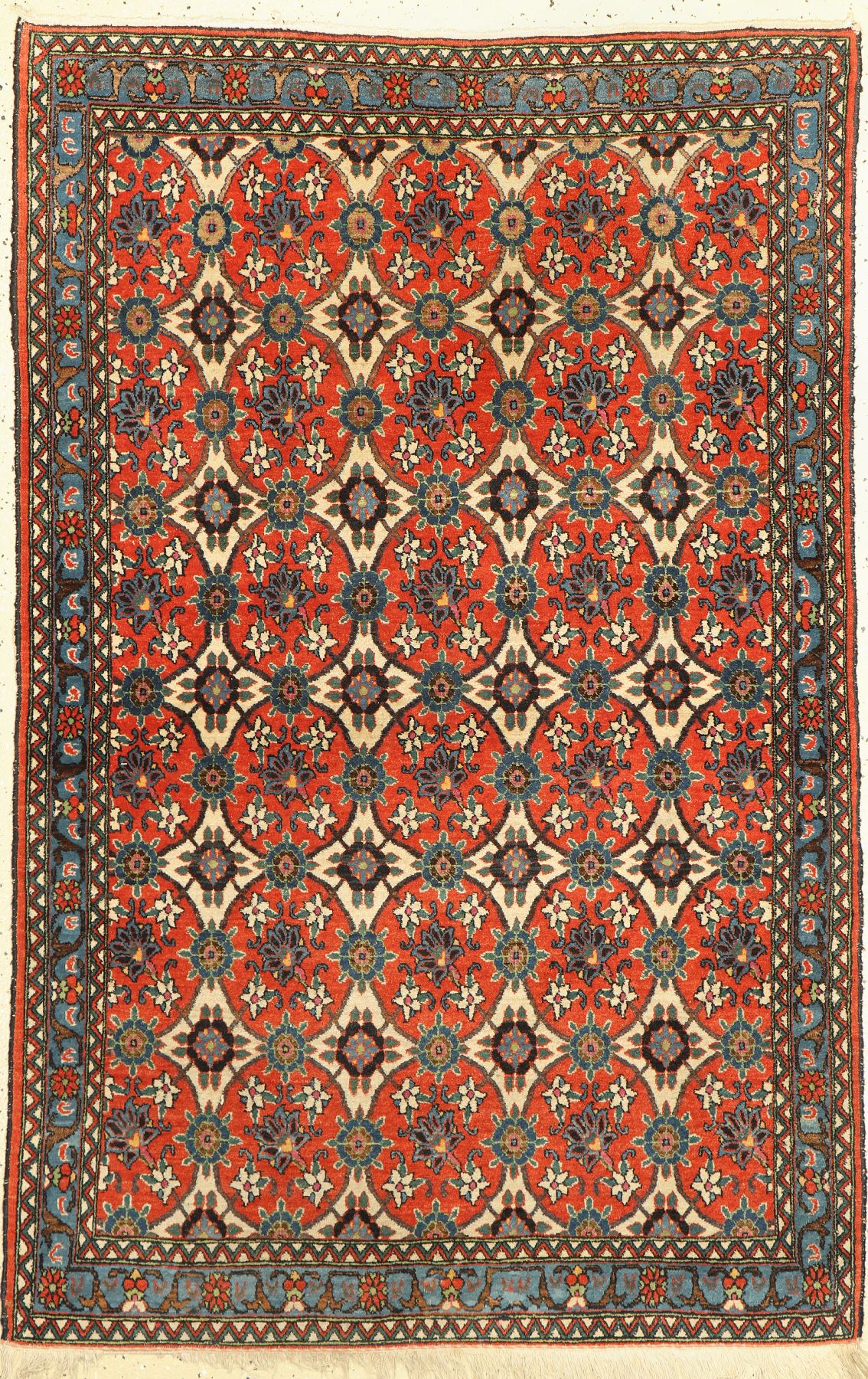 Weramin alt, Persien, um 1960, Wolle auf Baumwolle, ca. 160 x 107 cm, EHZ: 2-3